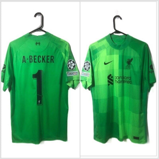 A Becker 1 Liverpool 2021 22 Large Home Goalkeeper Brand New With Tag Db2559 330