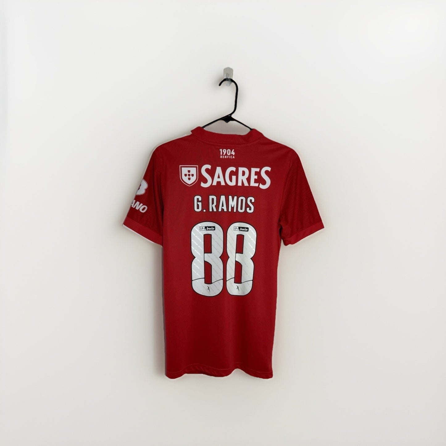 Benfica G. Ramos #88 2021/22 Small Home Shirt Adidas Excellent Condition GT9666