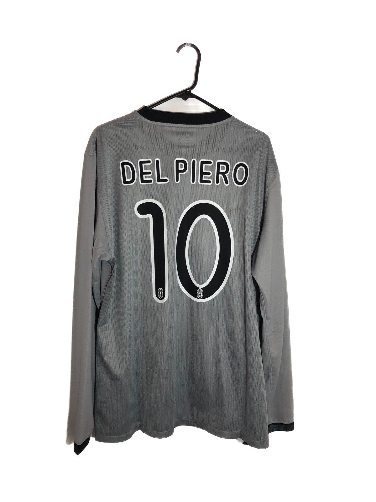 Del Piero 10 Juventus 2009 10 Xl Away Printed Wash Tag Excellent Condition