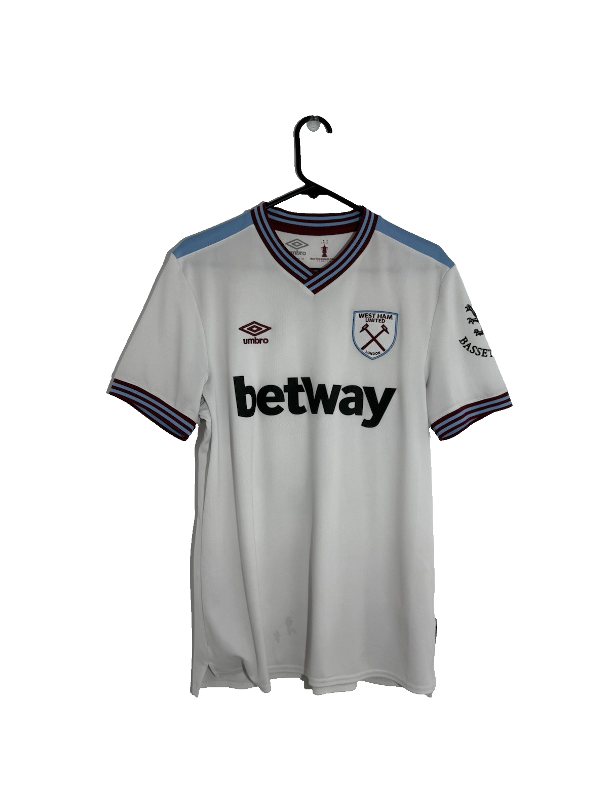 West Ham United Lanzini #10 2019/20 Large Away Shirt Umbro Very Good Condition