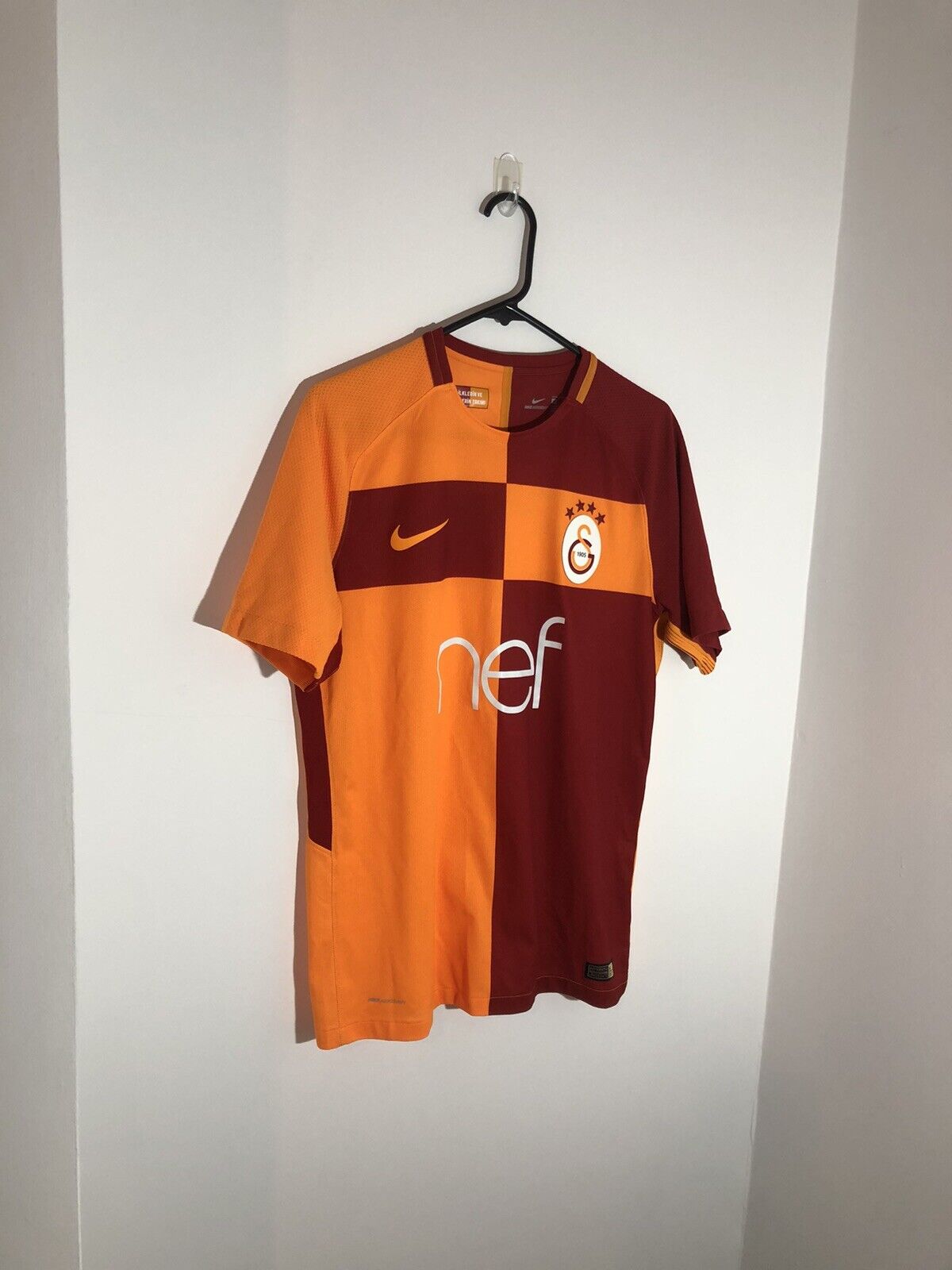 Galatasaray Medium Vaporknit Home 2017 18 Shirt Excellent Condition 850610 869