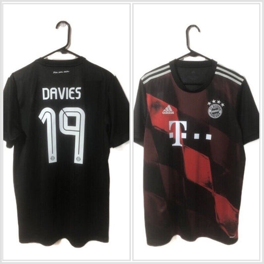 Davies 19 Bayern Munich 2020 21 Large 3rd Shirt Excellent Condition Fn1949