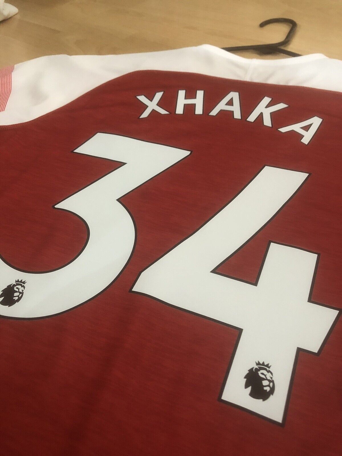 Xhaka #34 Arsenal 2018/19 Large Home Shirt Puma Excellent Condition 753209-12