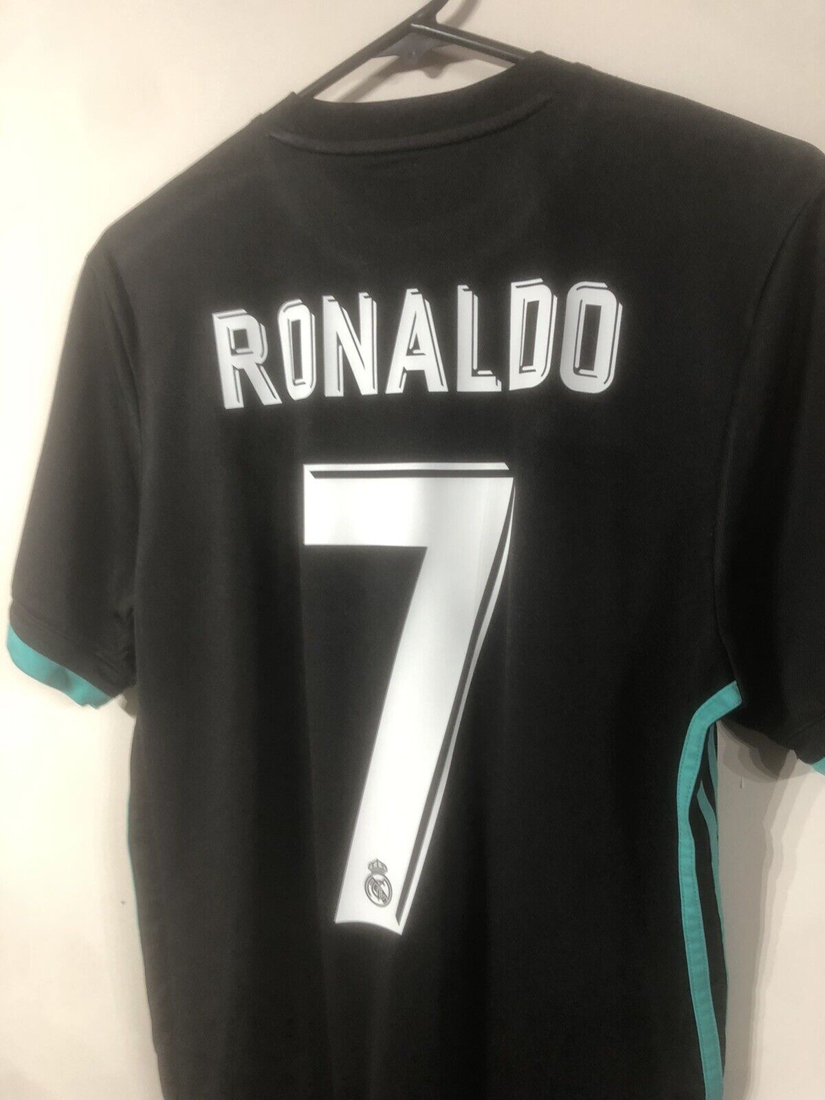 Ronaldo #7 Real Madrid 2017/18 Away Medium Shirt Adidas Excellent Condition