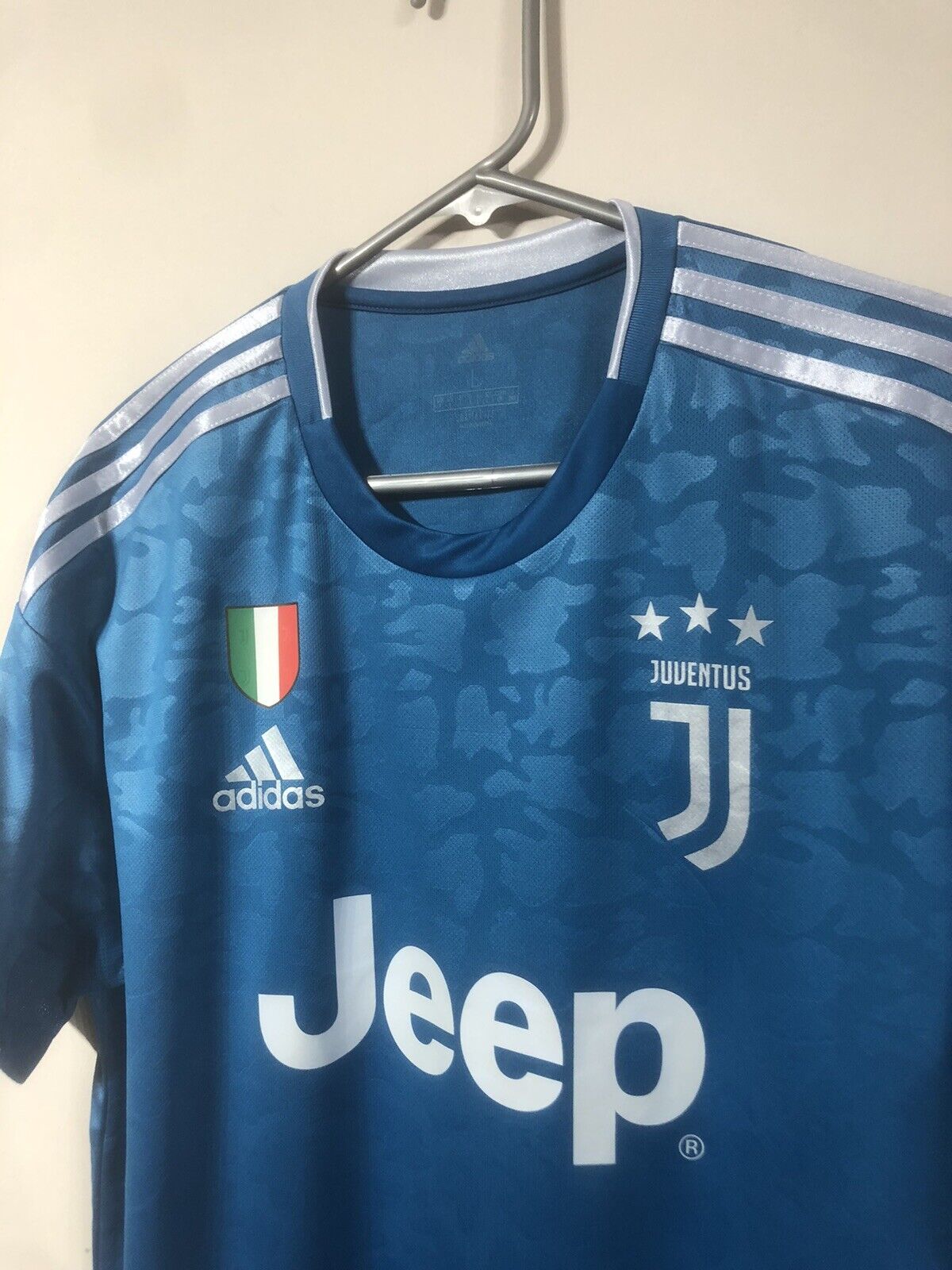 Chiellini #3 Juventus 2019/20 Large CL 3rd Football Shirt Jersey Adidas BNWT