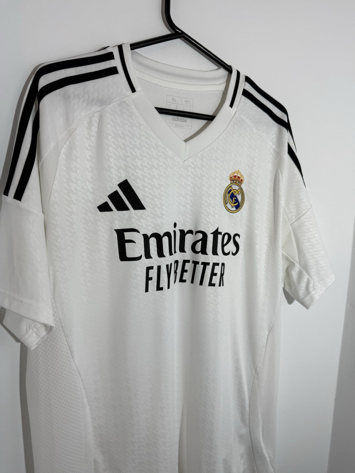 Real Madrid Mbappe #9 2024/25 XL Home Shirt Excellent Condition IU5011