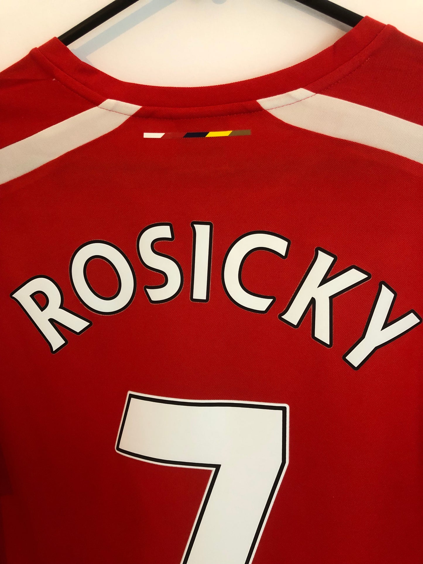 Rosicky #7 Arsenal 2014/15 Medium Home Shirt Puma Very Good Condition 746446