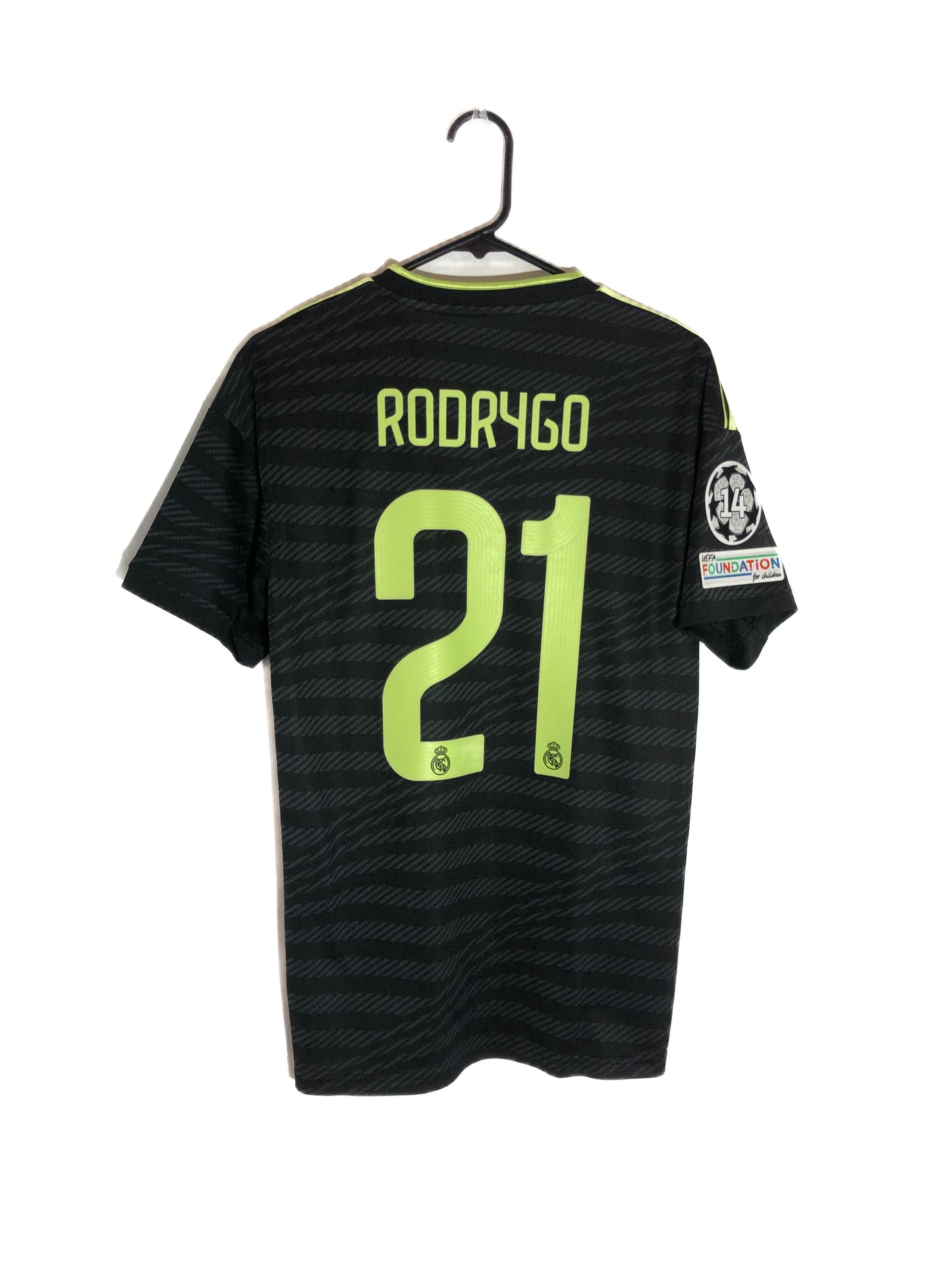 Rodrygo #21 Real Madrid 2022/23 3rd Small Shirt Excellent Condition HI1656