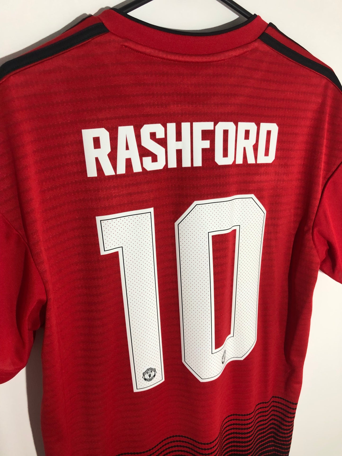 Rashford #10 Man United Large 2018/19 Home Shirt BNWT Cg0040