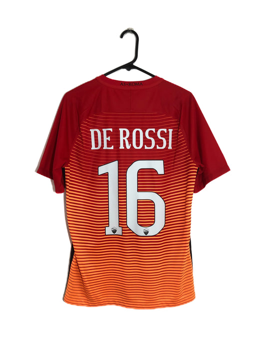 De Rossi #16 AS Roma 2016/17 3rd Medium Shirt Excellent Condition 776959-660