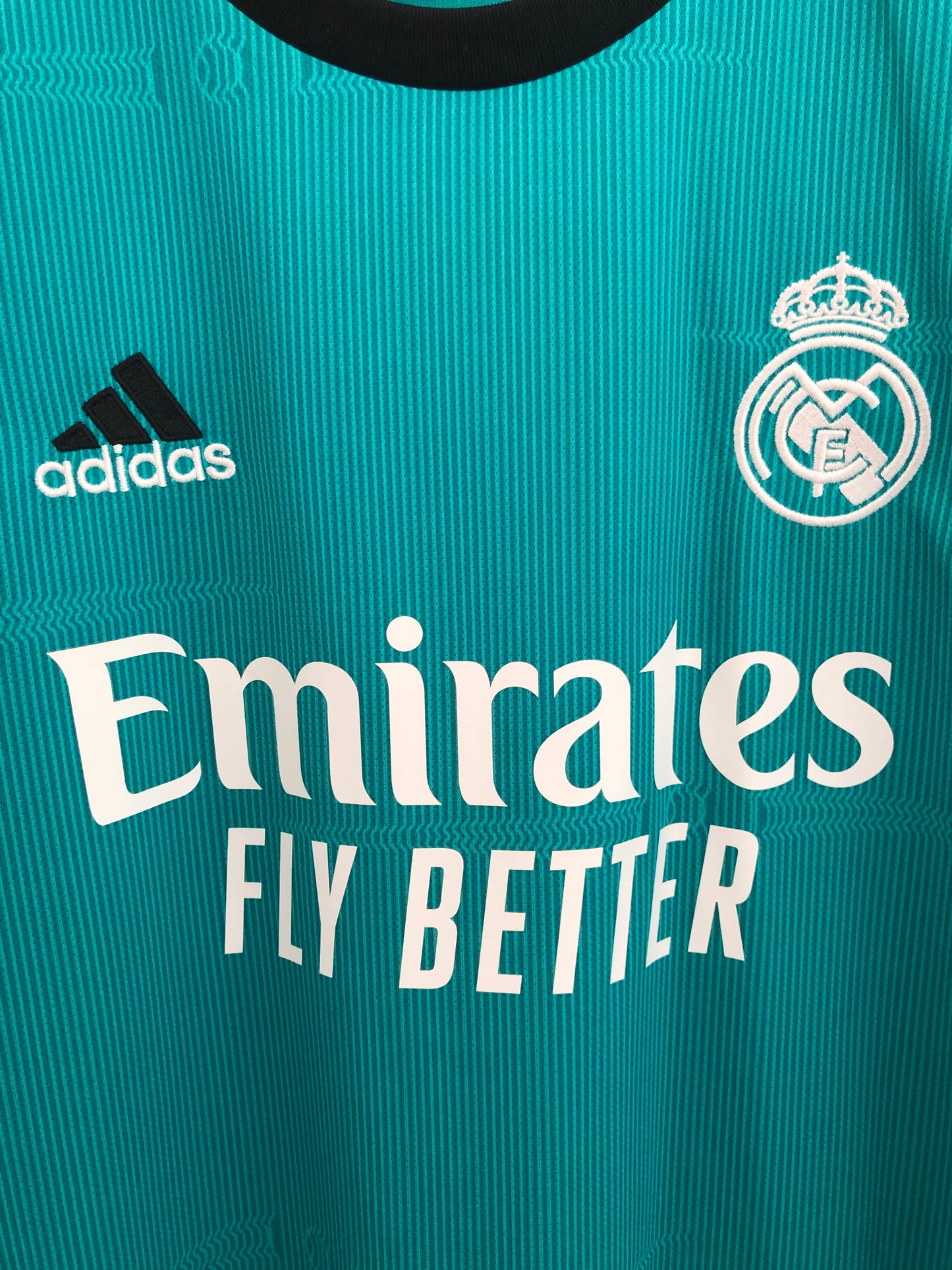 Hazard #7 Real Madrid 2021/22 Medium CL 3rd Shirt Excellent Condition H40951