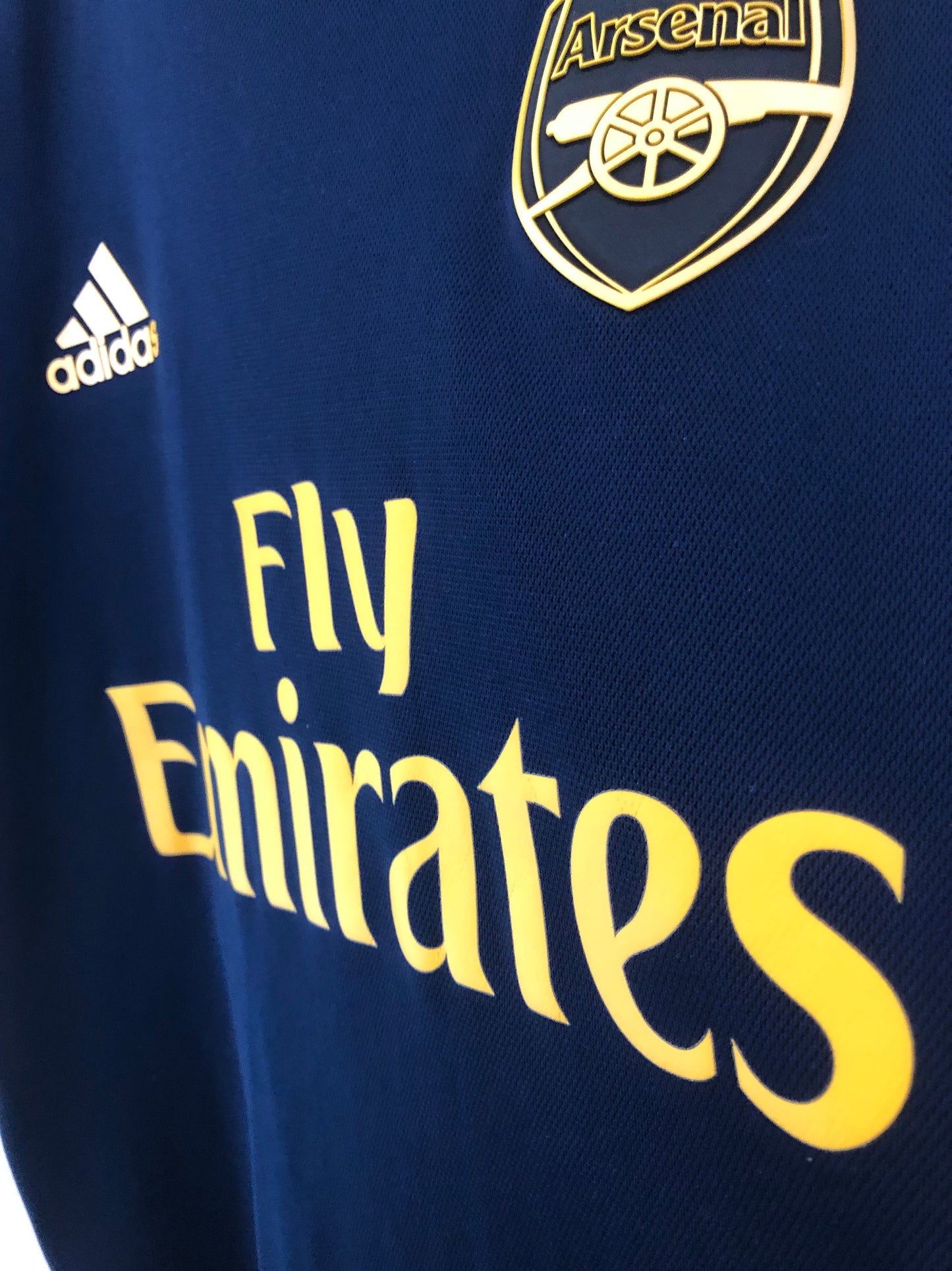 Saka #77 Arsenal 2019/20 Small 3rd Football Shirt Excellent Condition FJ9322