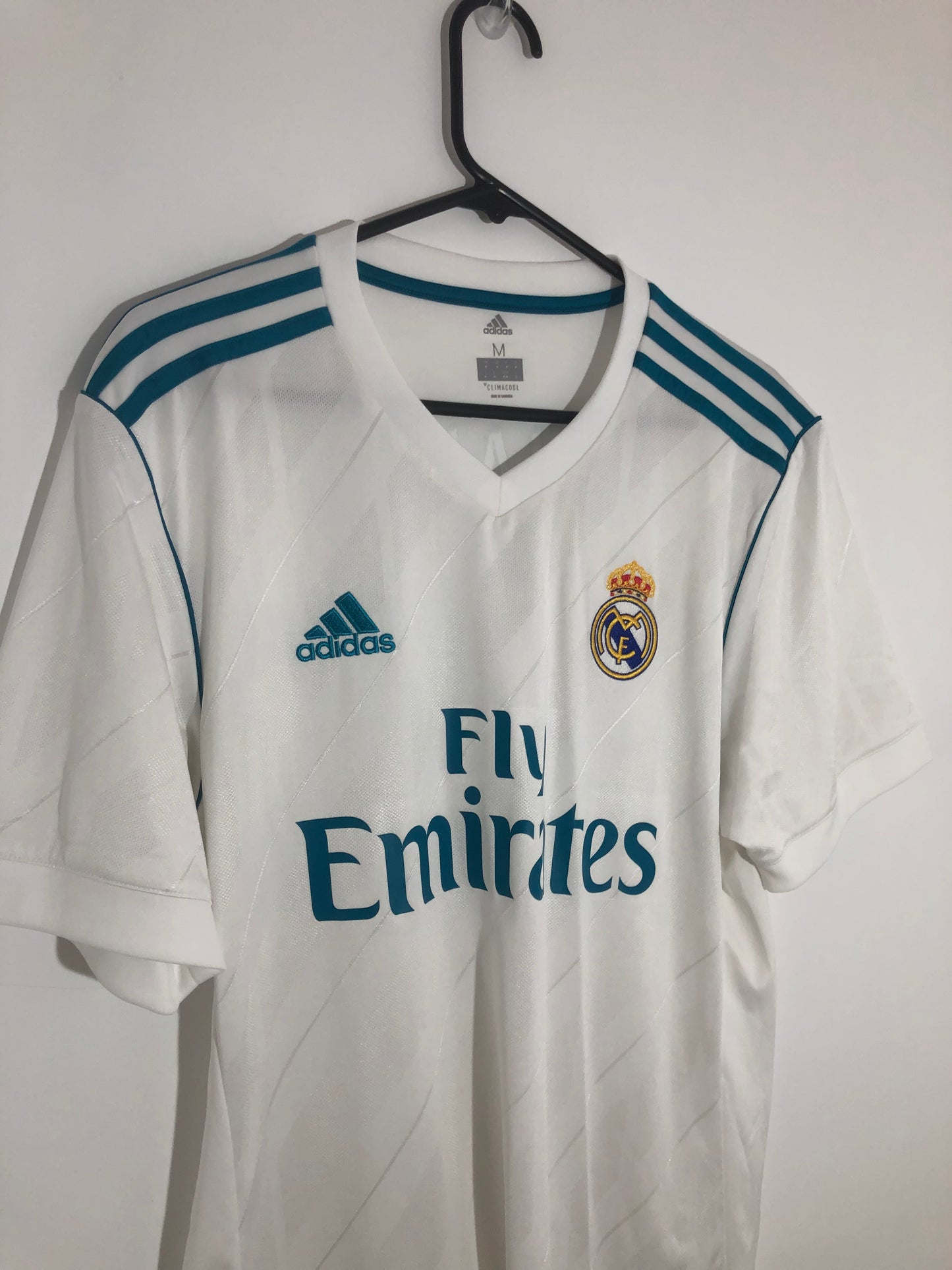 Ronaldo #7 Real Madrid 2017/18 Medium Home Shirt Excellent Condition AZ8059
