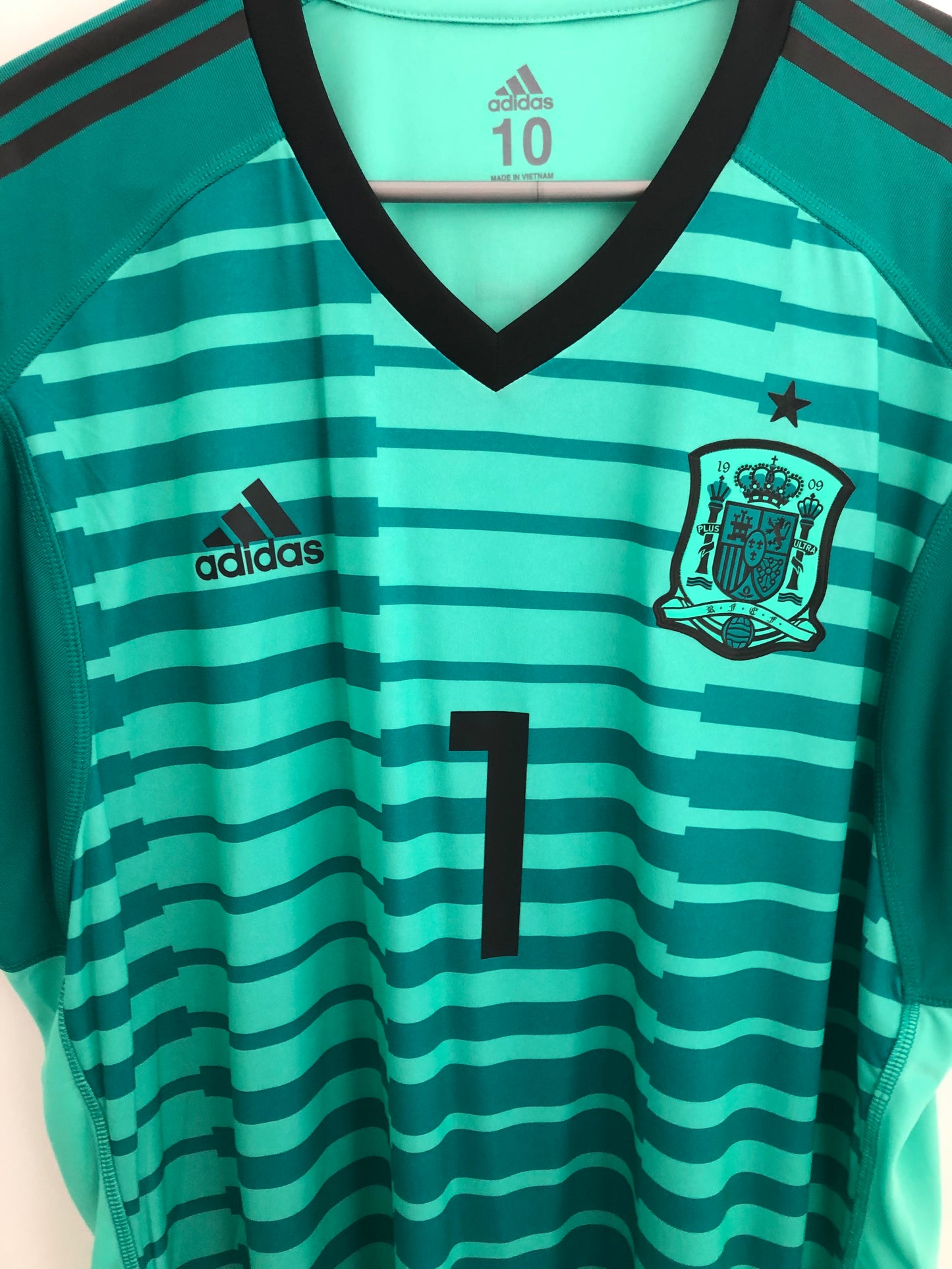 De Gea #1 Spain 2018 Xl Authentic (10) Home GK Shirt BNWT Br2700