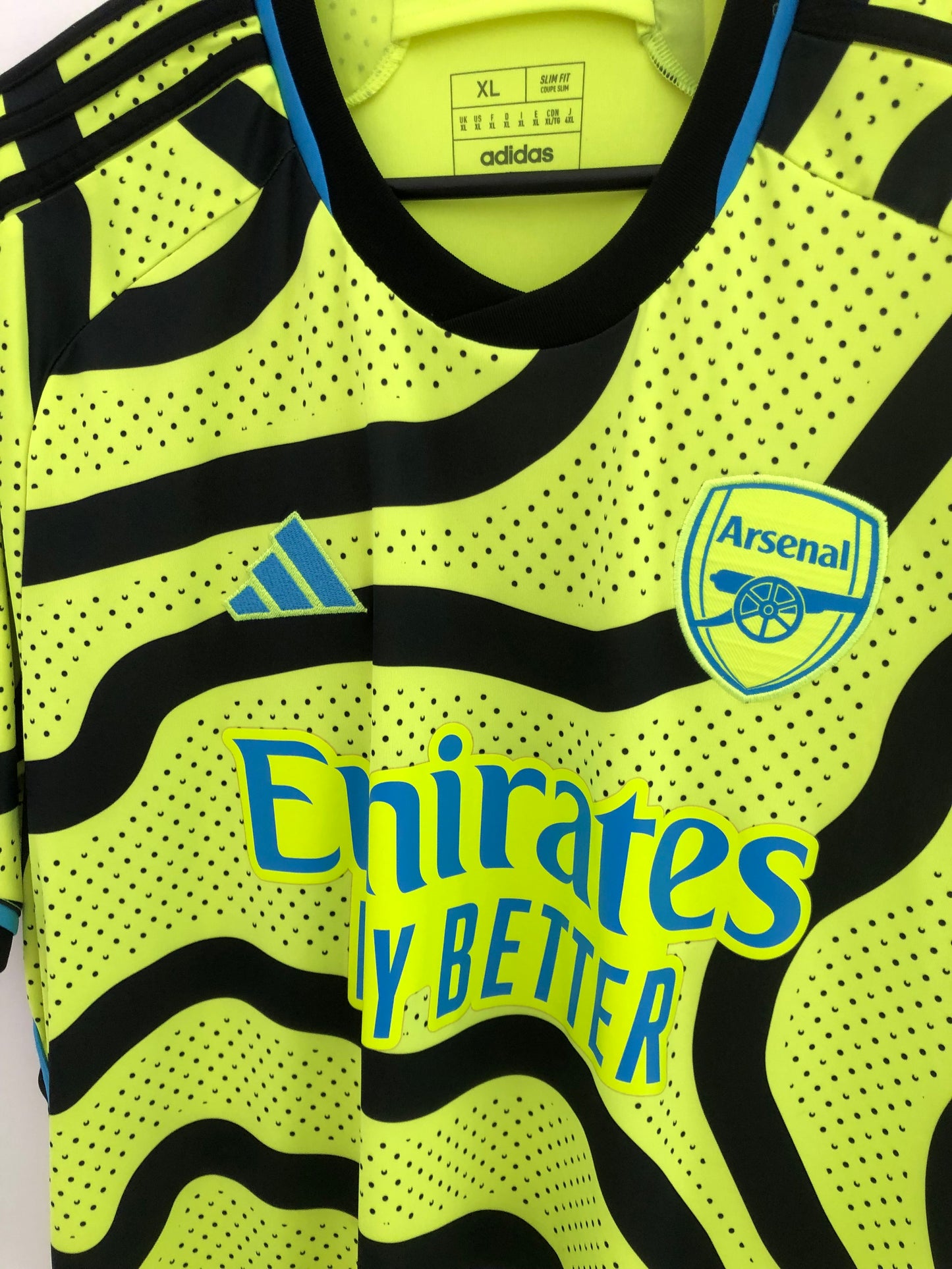 Arsenal 2023/24 XL Away Shirt Adidas Excellent Condition HR6927