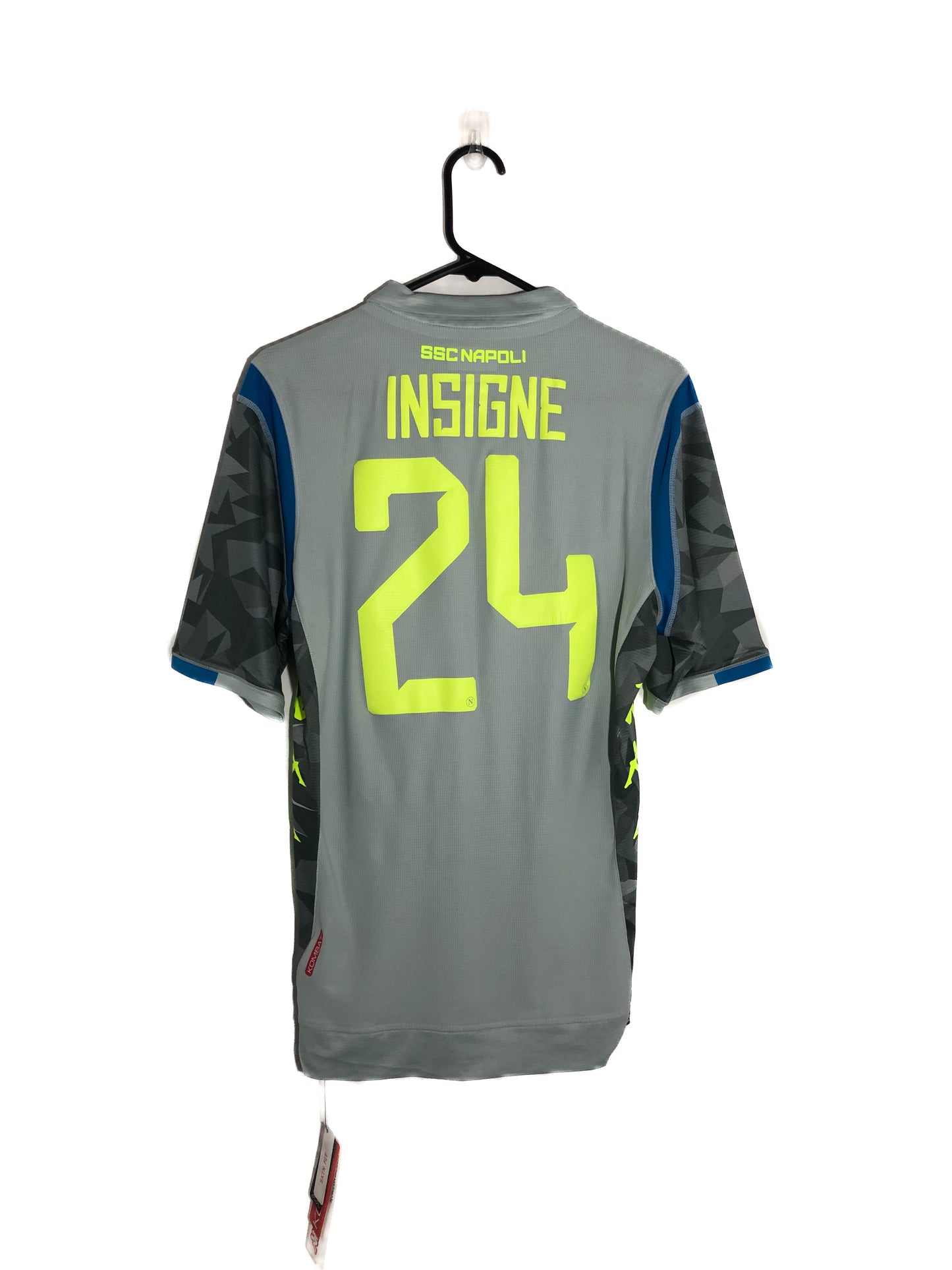 Insigne #24 Napoli 2018/19 Kappa Large 3rd Shirt BNWT 3032vw0