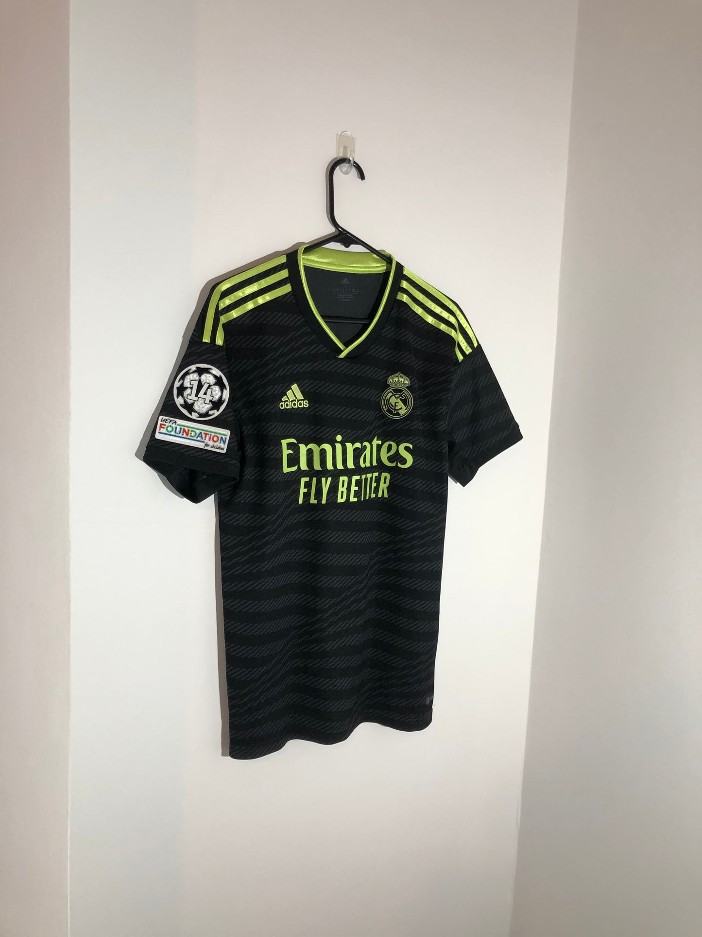 Rodrygo #21 Real Madrid 2022/23 3rd Small Shirt Excellent Condition HI1656