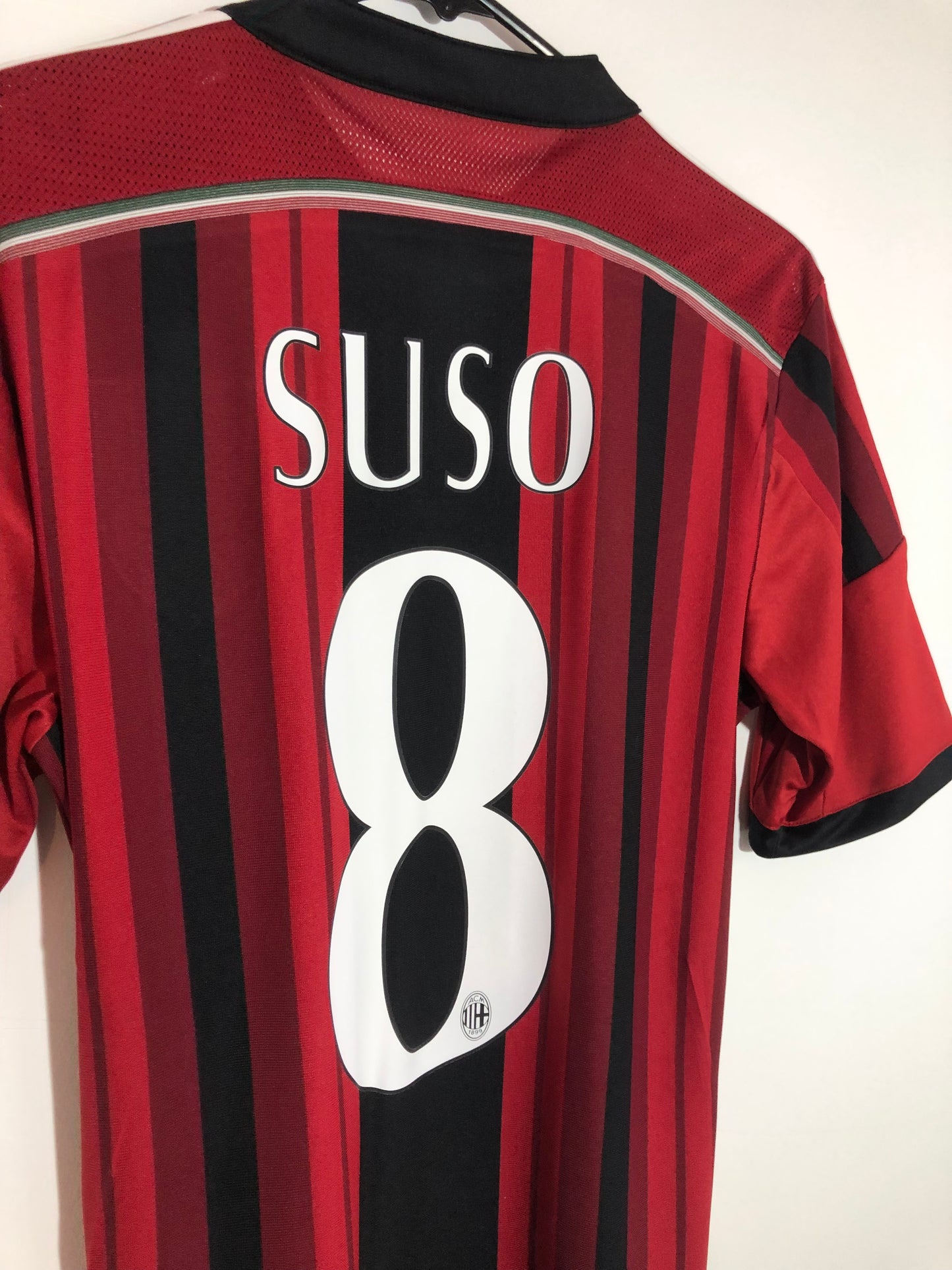 Suso #8 Ac Milan 2014/15 Small Home Shirt Adidas BNWT D87224