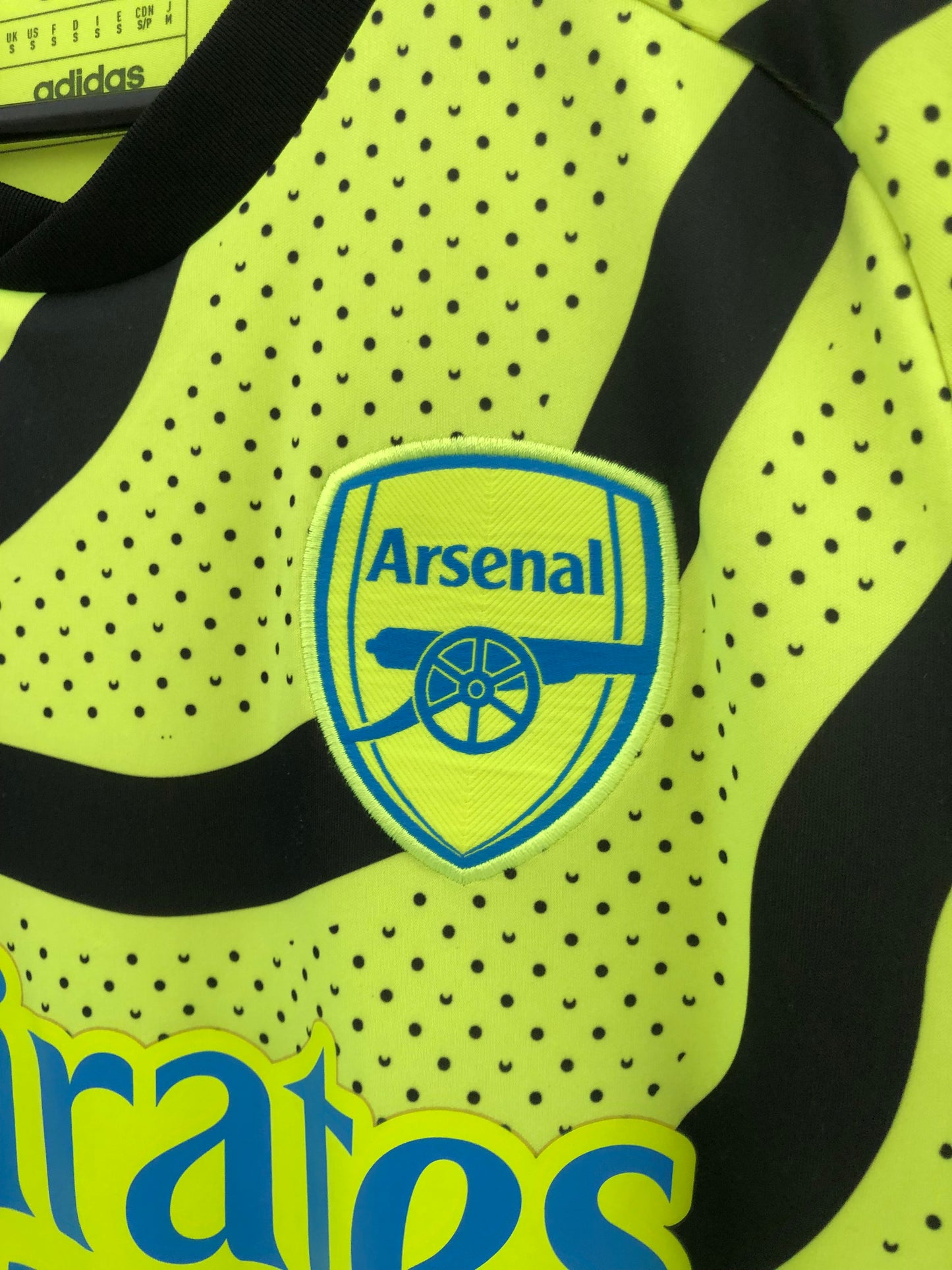 Arsenal 2023/24 Small Away Shirt Adidas Excellent Condition HR6927