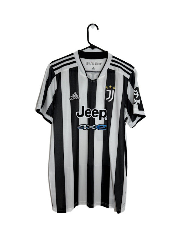 Juventus Vlahovic #7 2021/22 Large Home Shirt Adidas Excellent Condition GS1442
