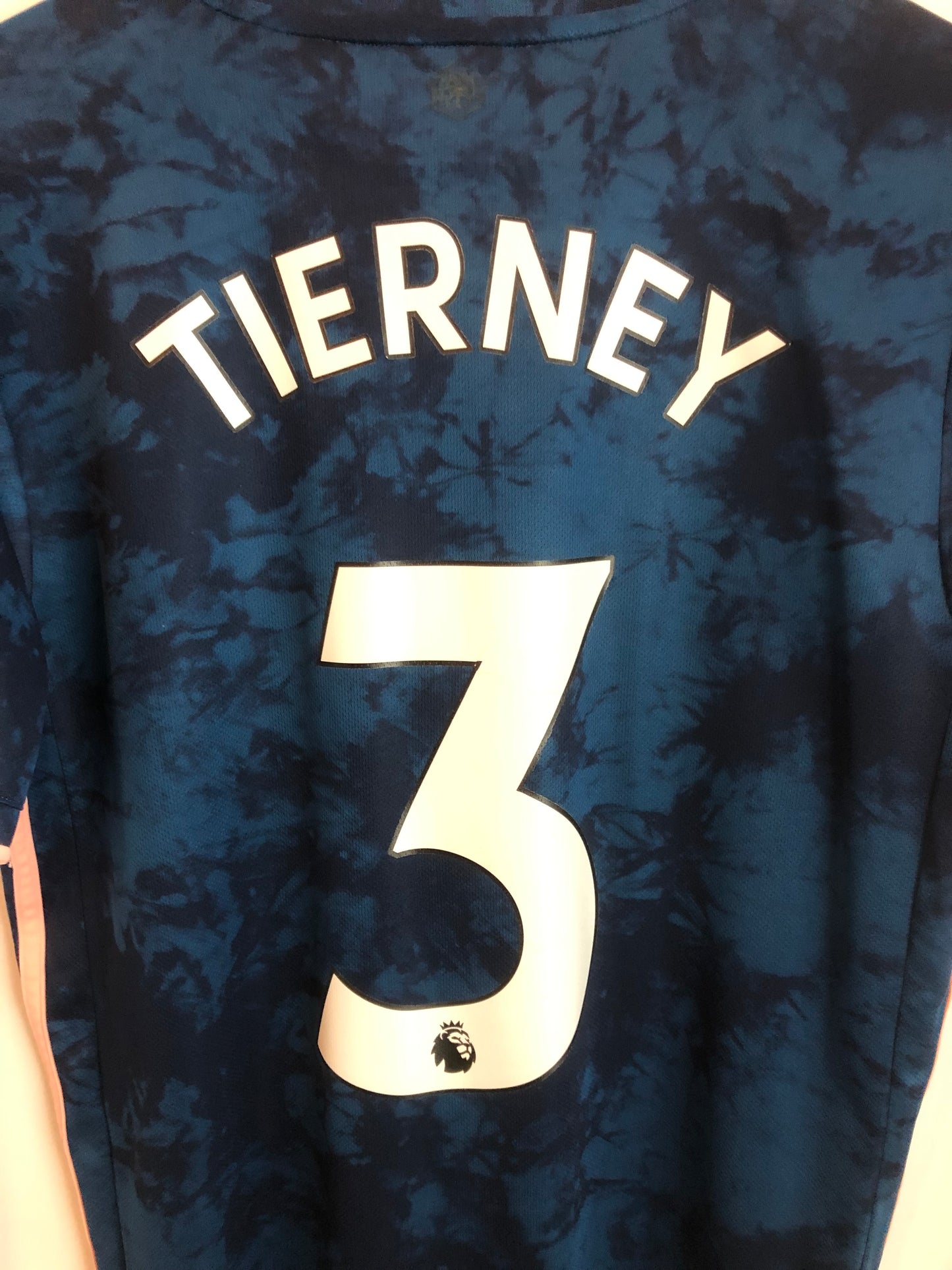 Tierney #3 Arsenal 2020/21 Small 3rd Shirt Adidas Excellent Condition GH6653
