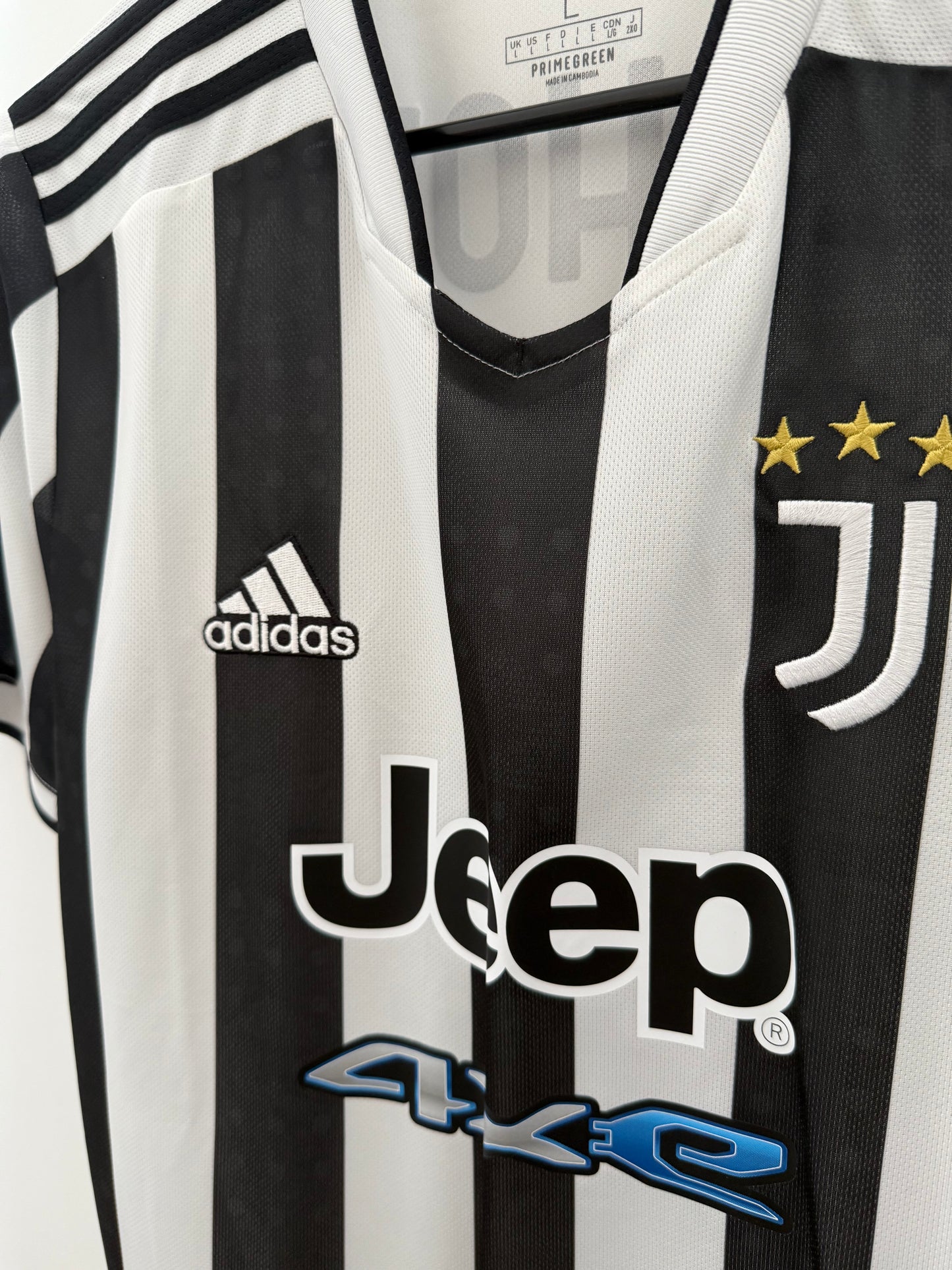 Juventus Vlahovic #7 2021/22 Large Home Shirt Adidas Excellent Condition GS1442
