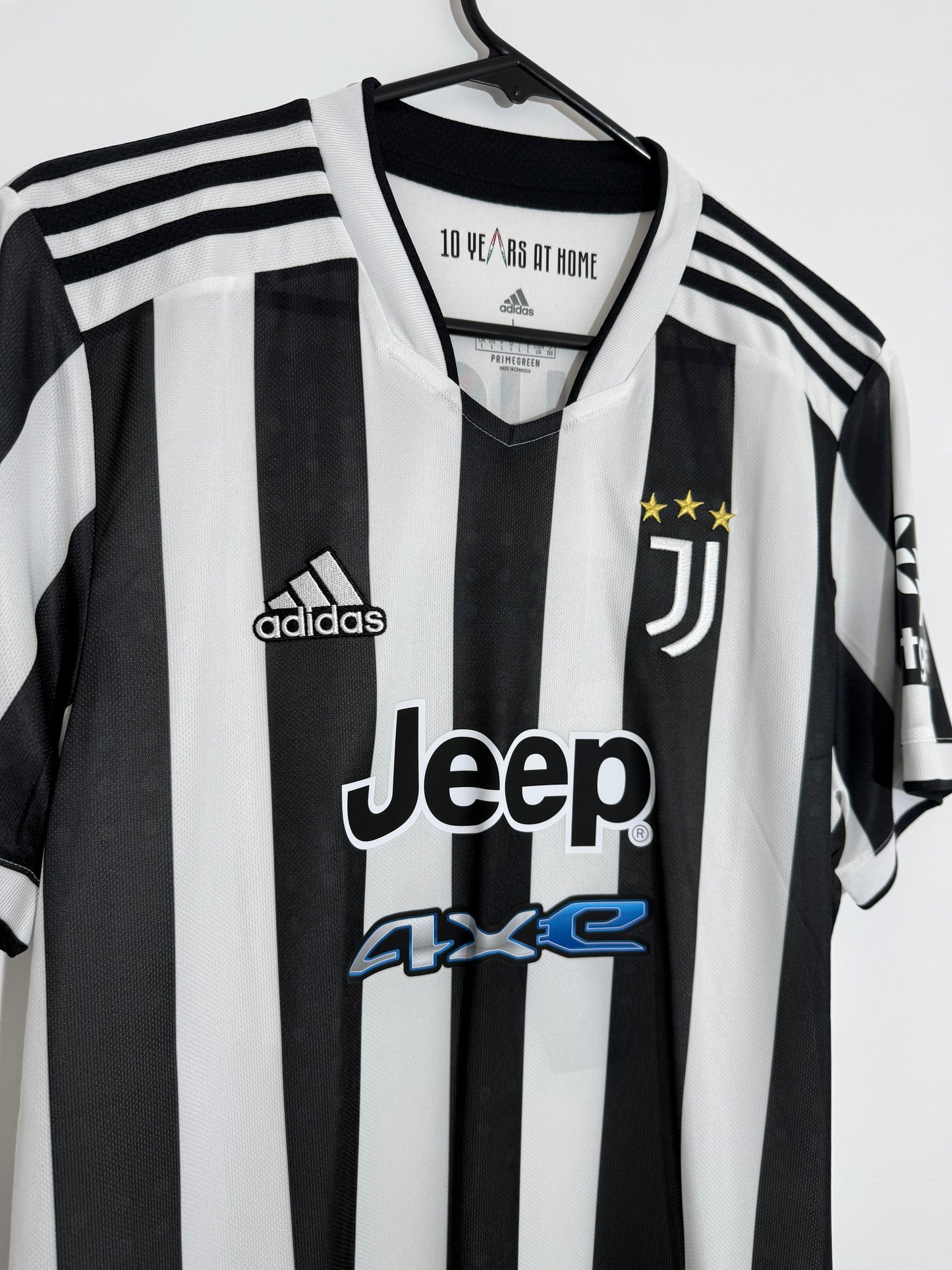 Juventus Vlahovic #7 2021/22 Large Home Shirt Adidas Excellent Condition GS1442