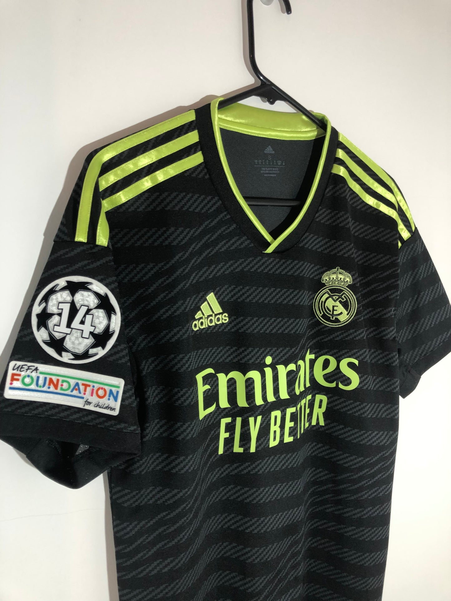 Rodrygo #21 Real Madrid 2022/23 3rd Small Shirt Excellent Condition HI1656