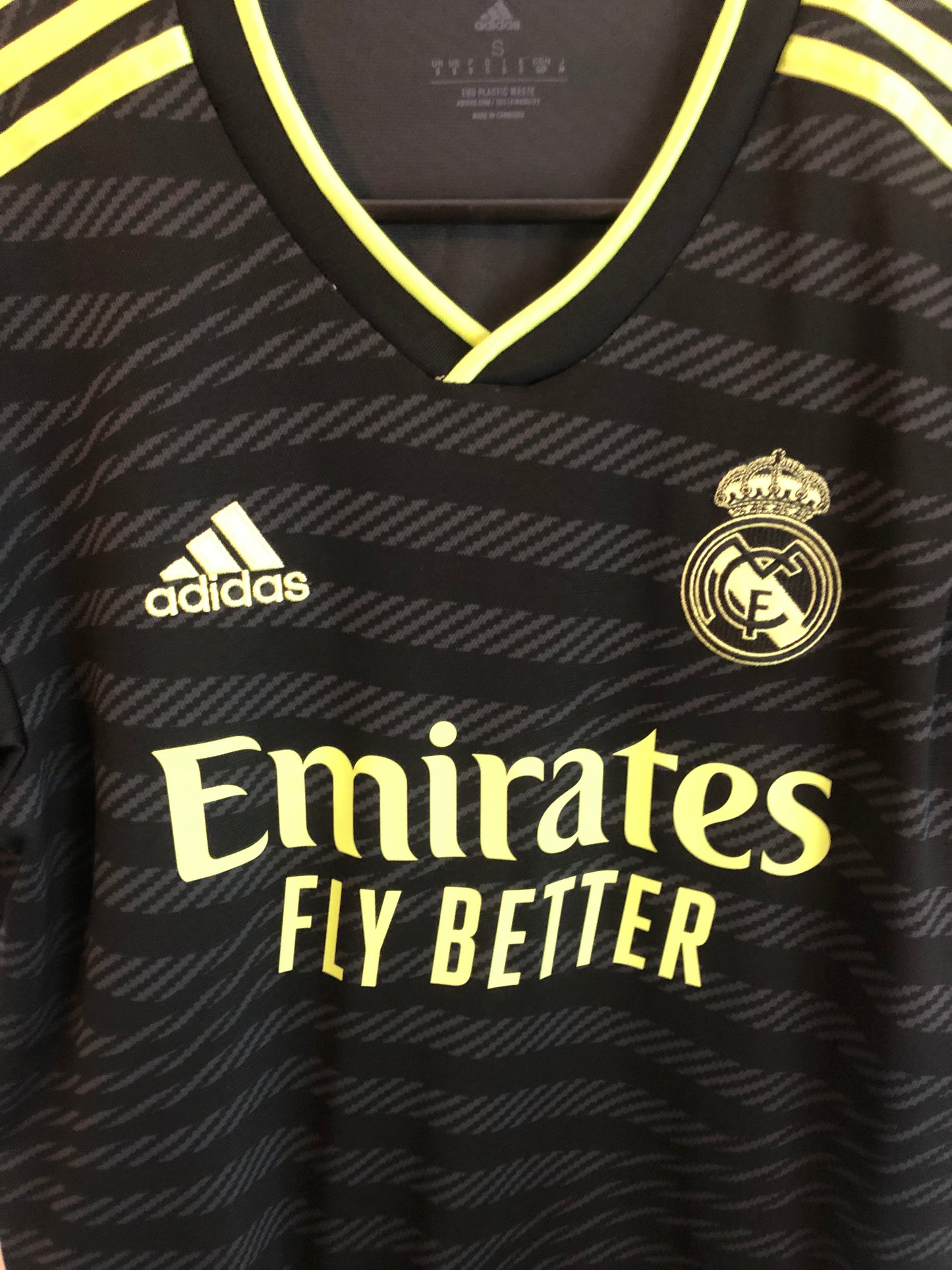 Rodrygo #21 Real Madrid 2022/23 3rd Small Shirt Excellent Condition HI1656