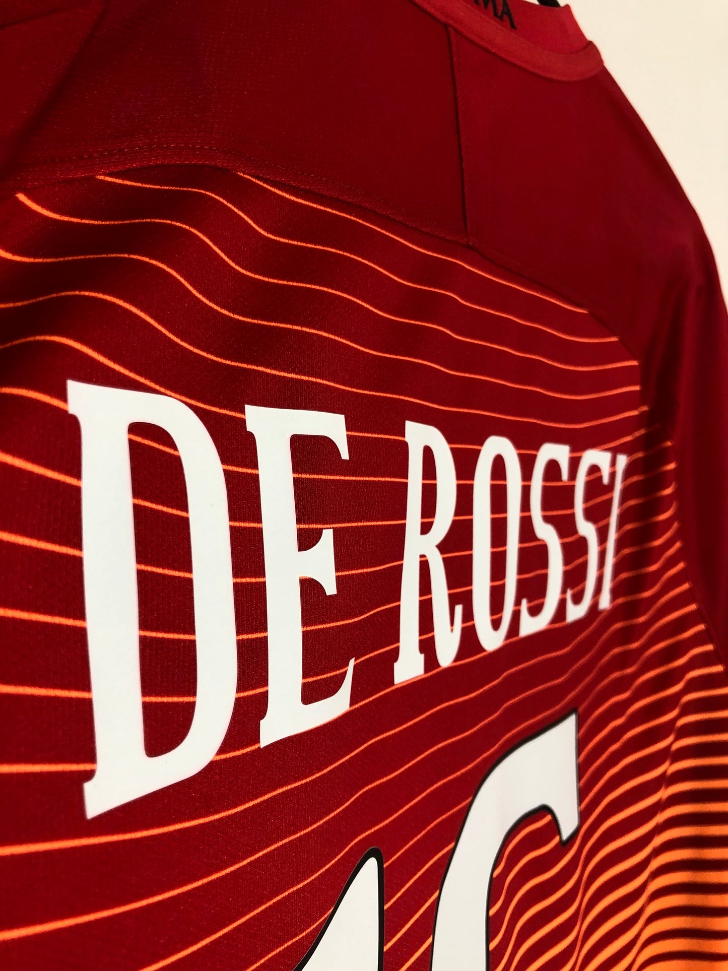 De Rossi #16 AS Roma 2016/17 3rd Medium Shirt Excellent Condition 776959-660
