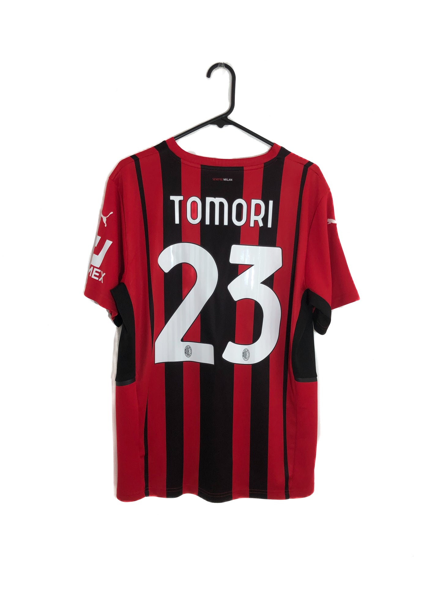 Tomori #23 AC Milan Large 2021/22 Home Shirt Puma Excellent Condition 759122-01