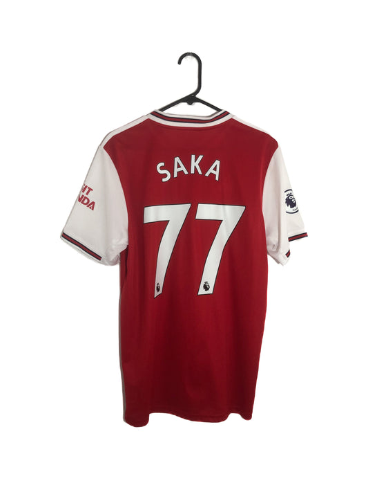 Saka #77 Arsenal 2019/20 Large Home Shirt Excellent Condition EH5637