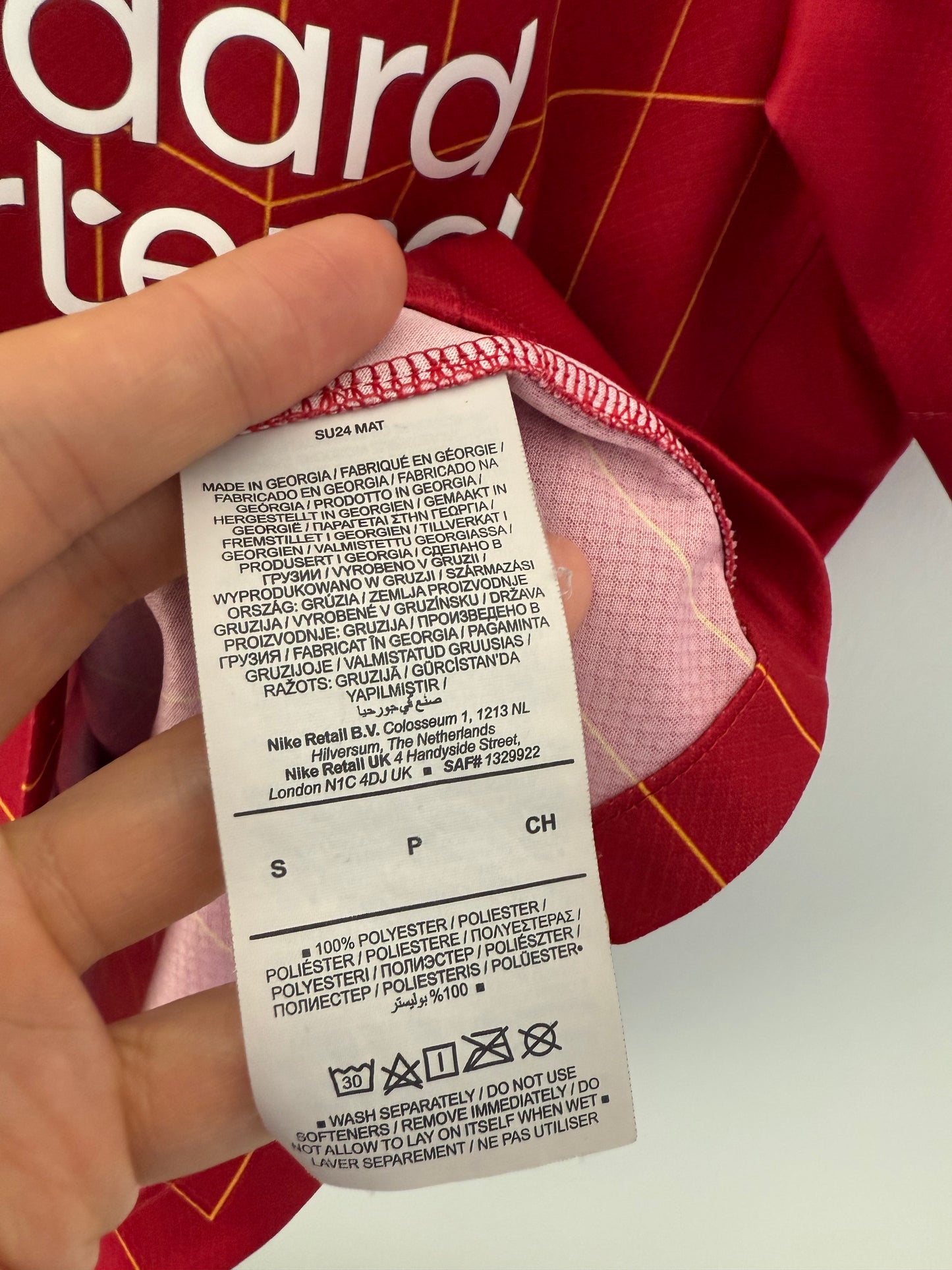 Liverpool 2024/25 Small Home Shirt Excellent Condition FN8798-688