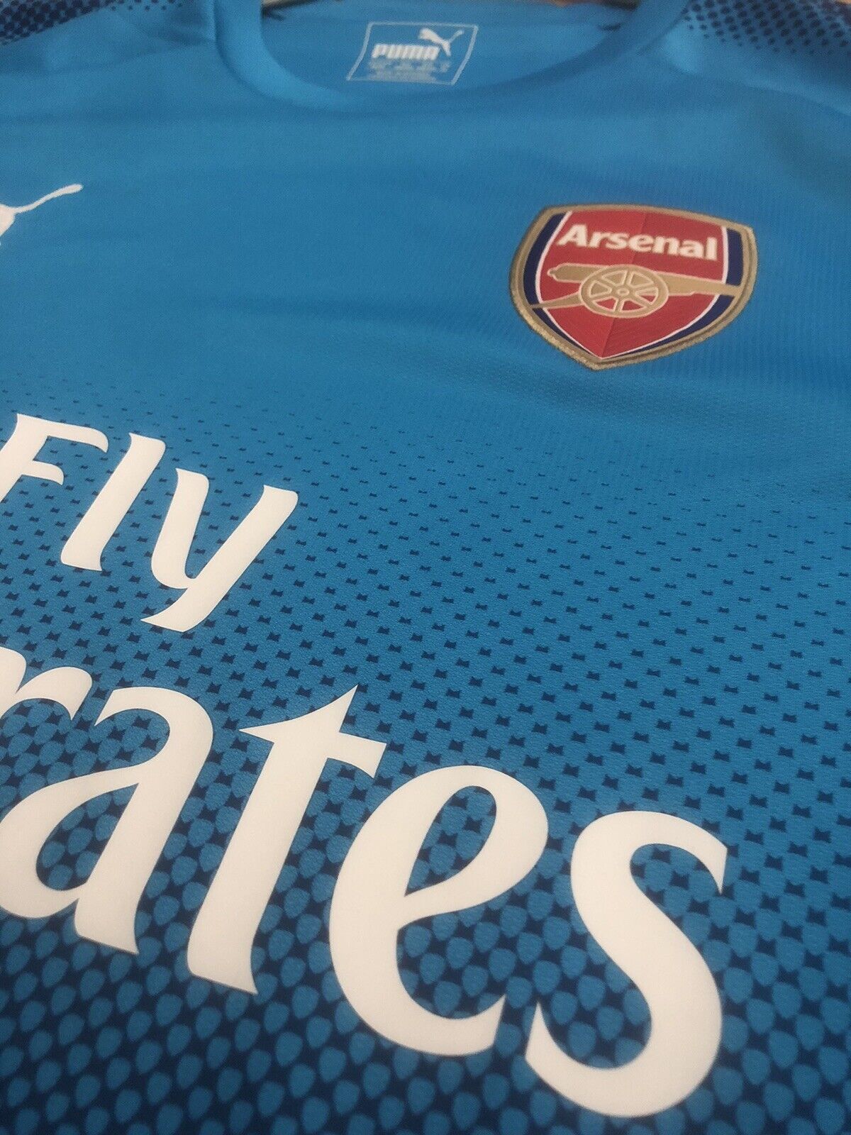 Ozil #11 Arsenal 2017/18 Medium Away Shirt Puma Excellent Condition 751512
