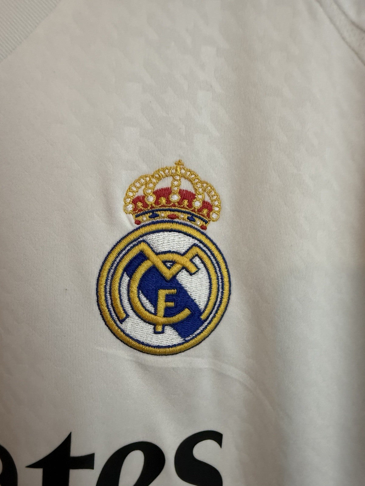 Real Madrid Mbappe #9 2024/25 XL Home Shirt Excellent Condition IU5011