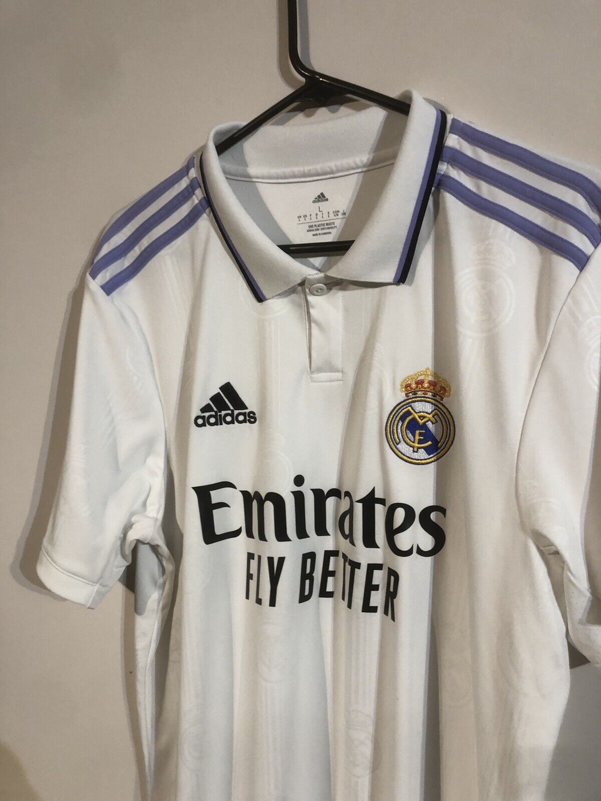 Alaba #4 Real Madrid 2022/23 Home Large Shirt Adidas Excellent Condition