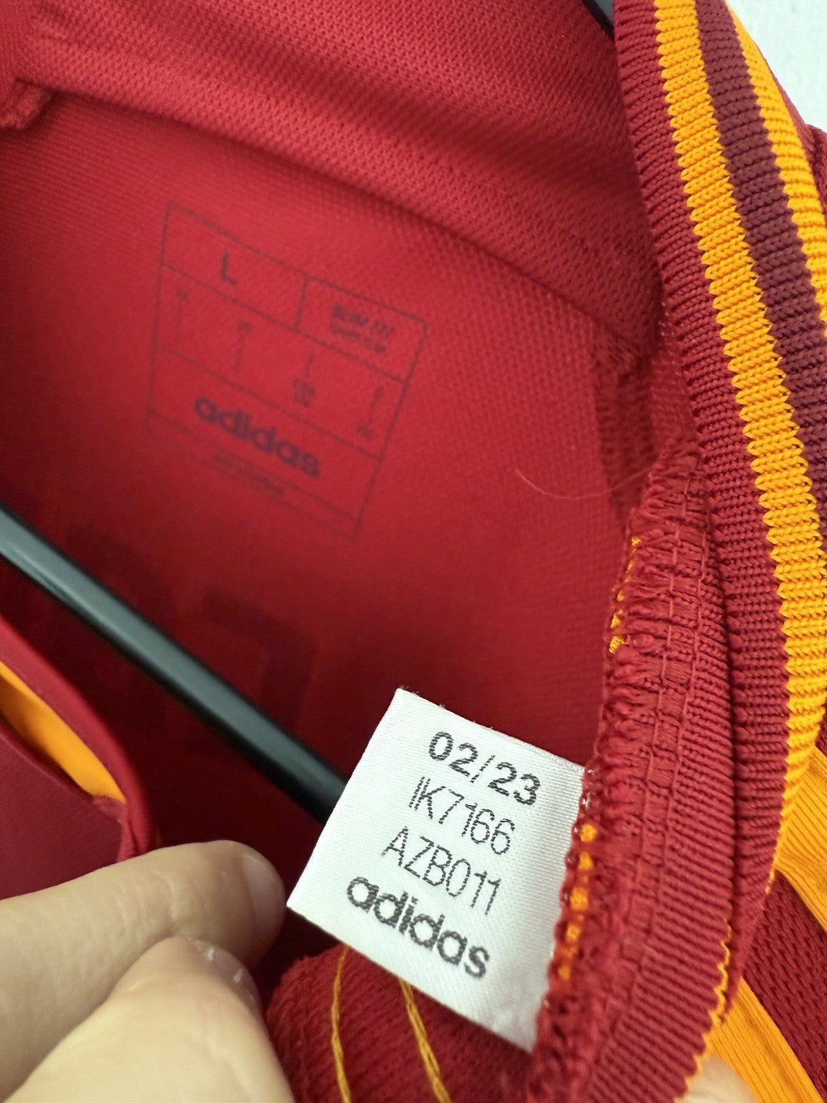 AS Roma Pellegrini #7 2023/24 Large Home Shirt Excellent Condition IK7166