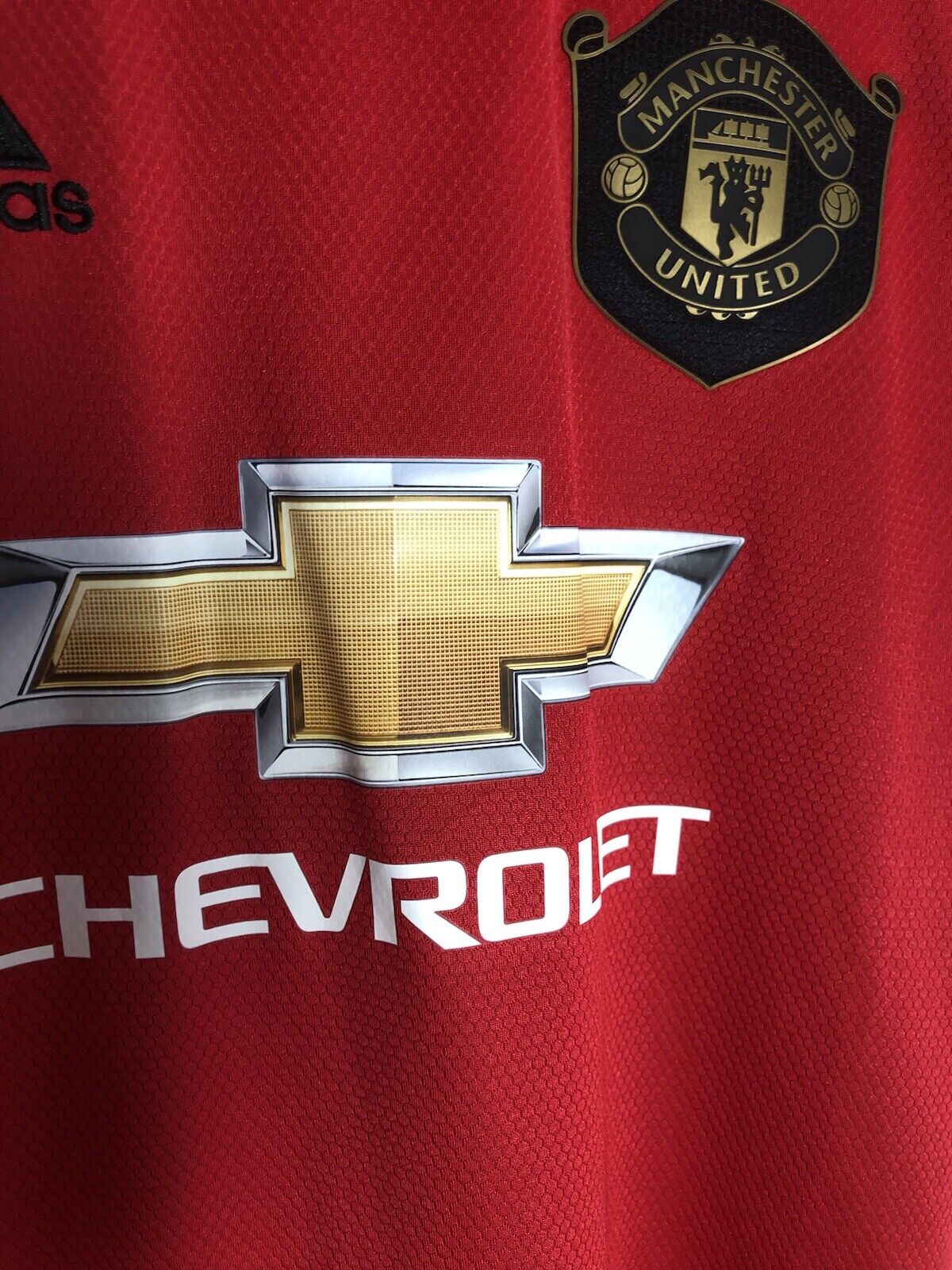 B Fernandes 18 Manchester United Small 2019 20 Home Shirt Excellent Cond Ed7386