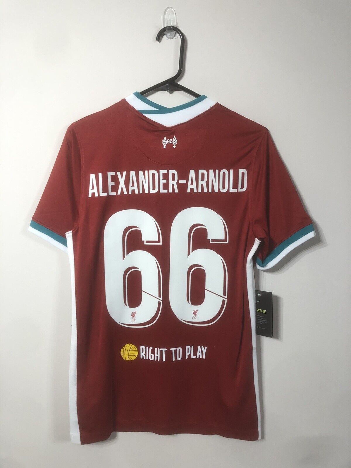 Alexander-Arnold #66 Euro BNWT Liverpool Small 2020/21 Home Shirt Jersey Nike