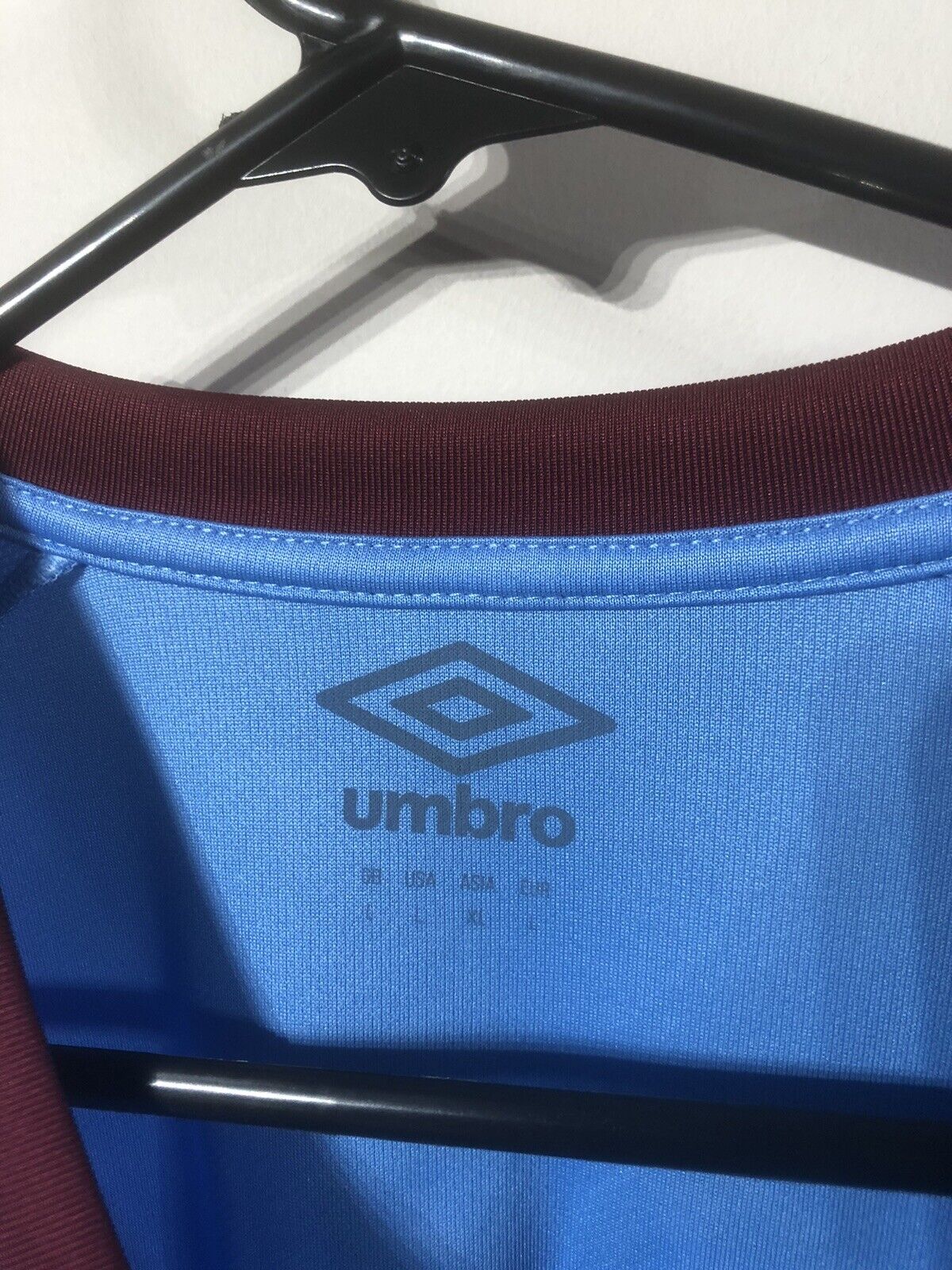 Noble #16 West Ham United 2020/21 Large L/S Away Shirt Umbro Excellent Condition