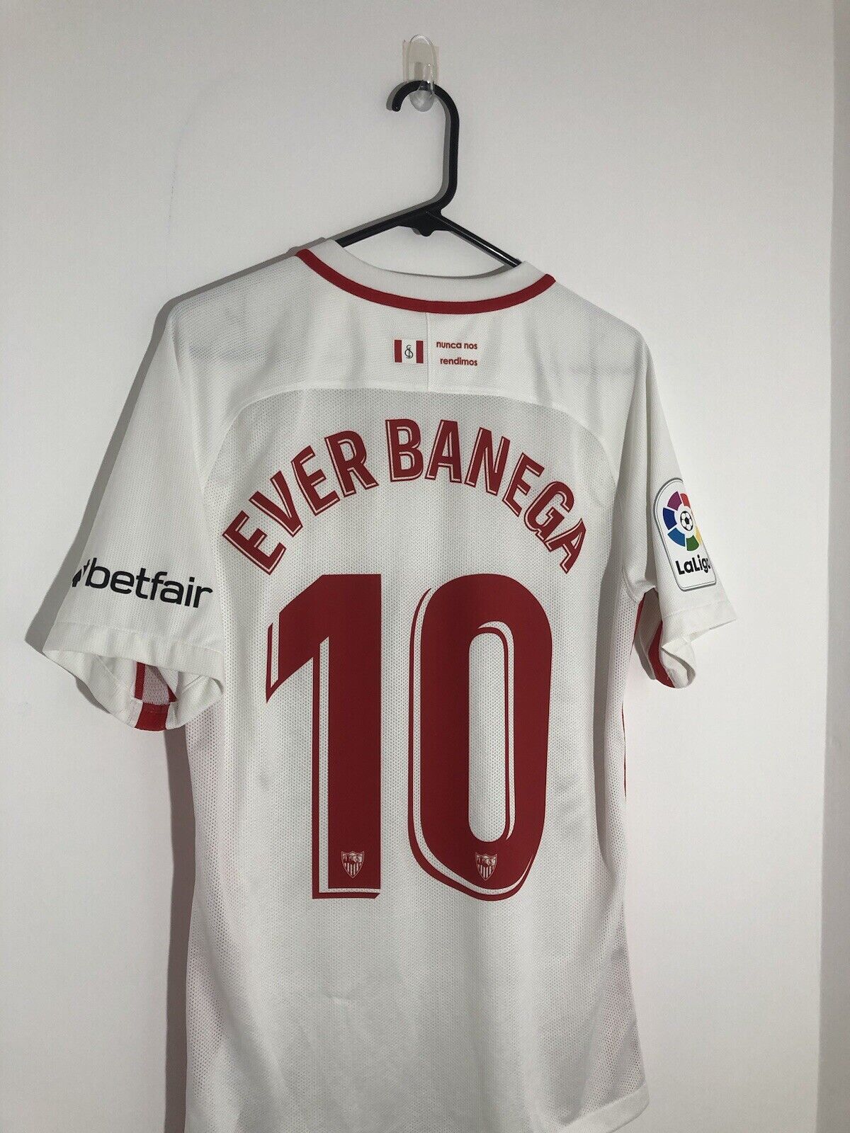 Ever Banega 10 Sevilla 2019 20 Home Large Shirt Excellent Condition 833017 102