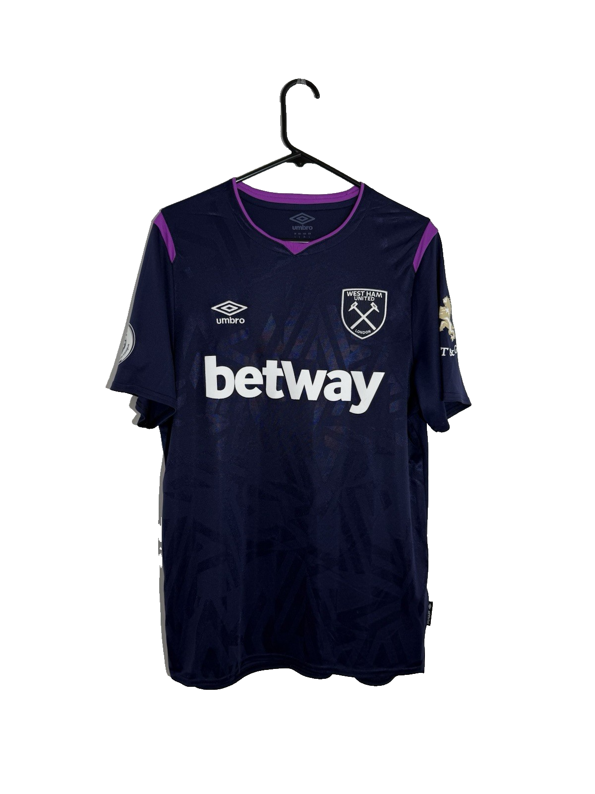 West Ham United Noble #16 2019/20 Large 3rd Shirt Umbro Excellent Condition