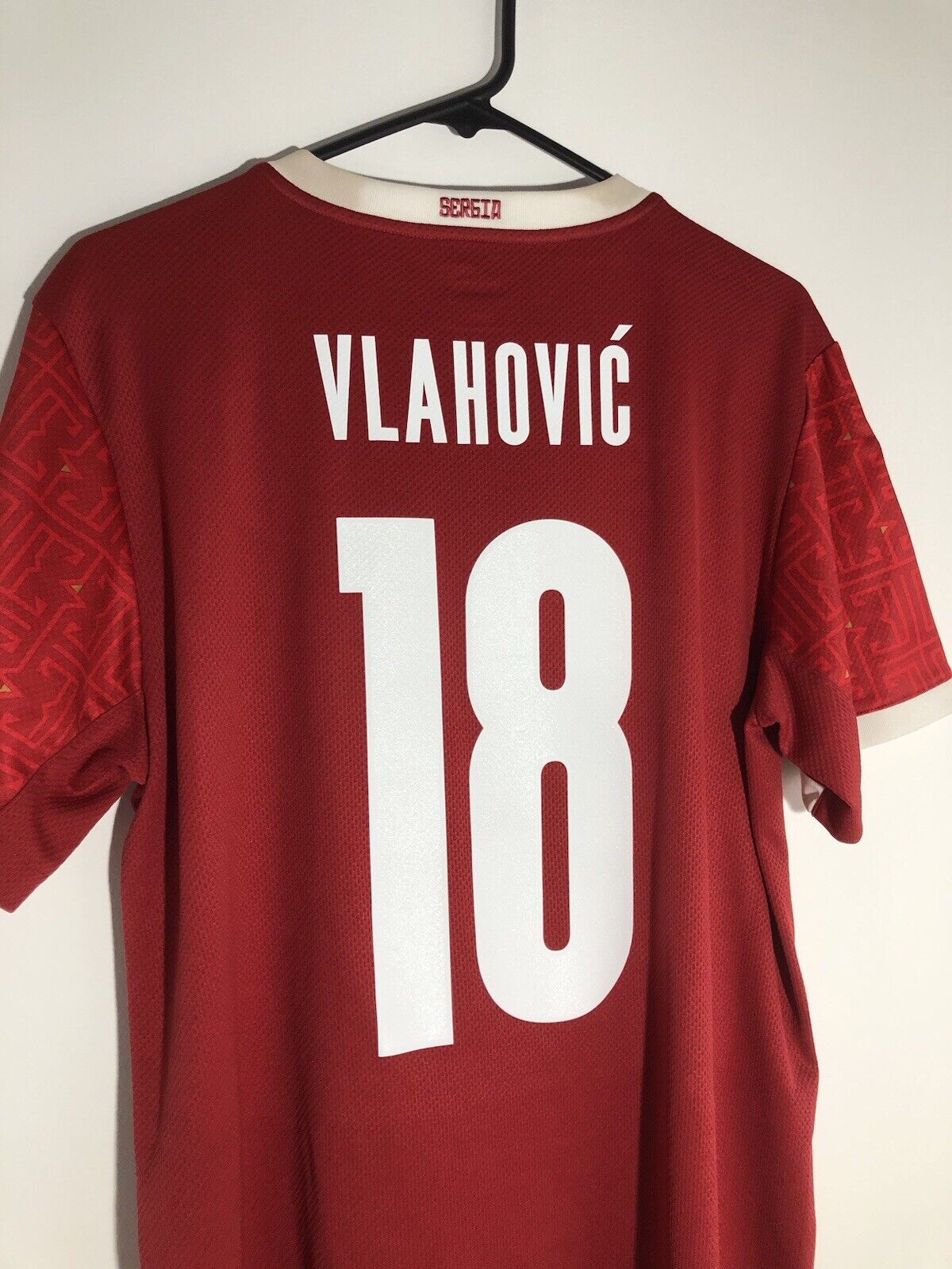 Vlahovic 18 Serbia 2020 21 Large Home Shirt Puma Excellent Condition 756515 01
