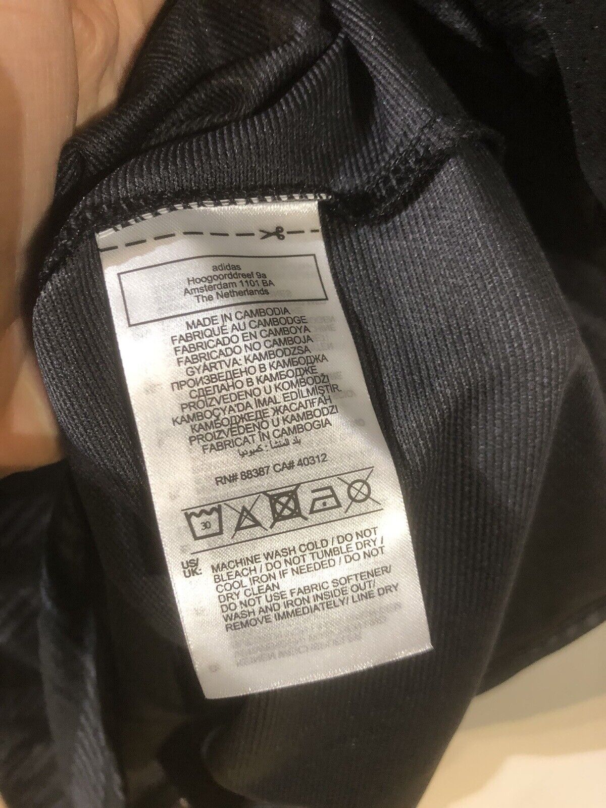 Benzema #9 Real Madrid 2022/23 3rd Large Football Shirt Adidas BNWT