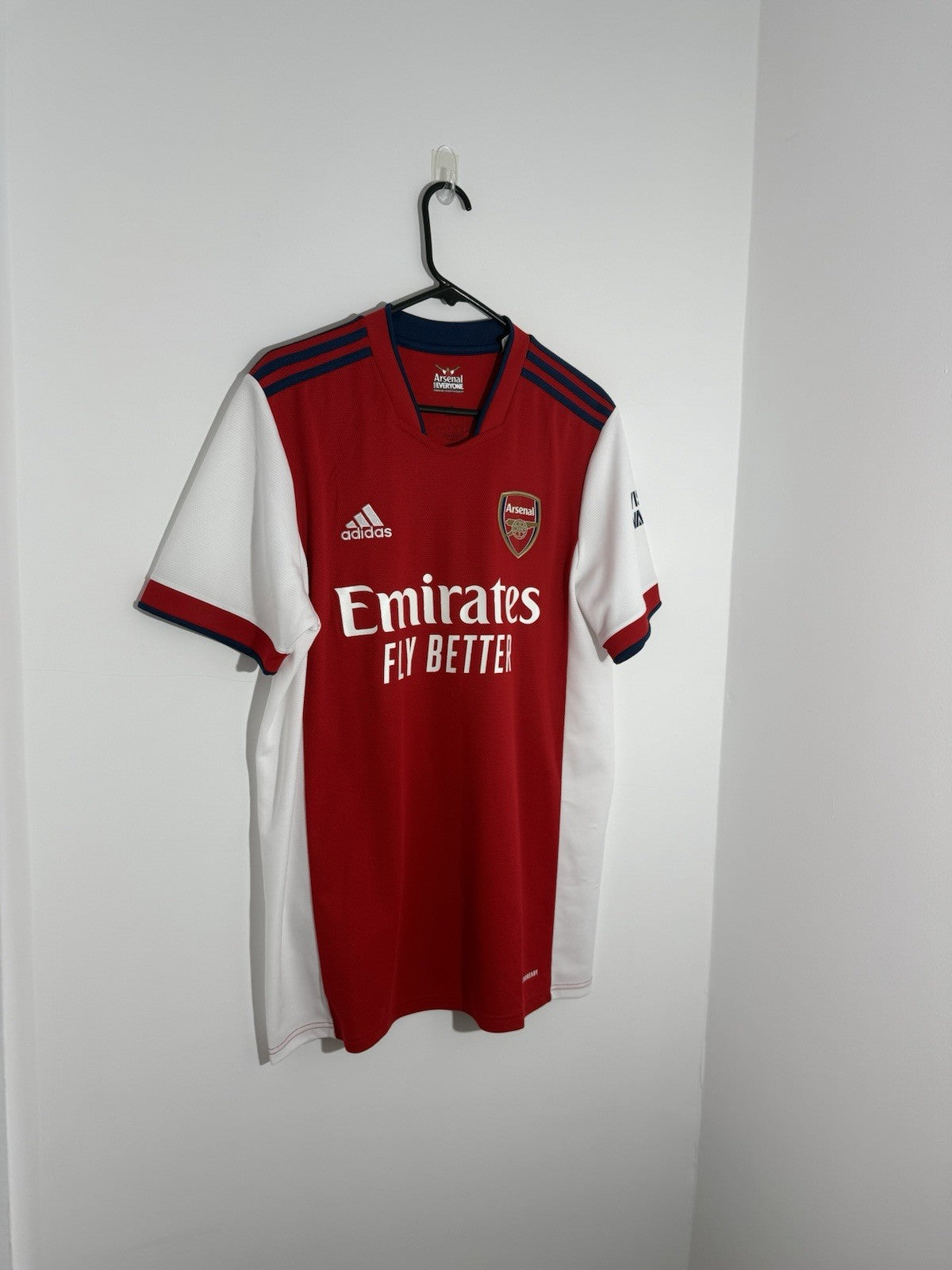 Arsenal Tierney #3 2021/22 Large Home Shirt Adidas Excellent Condition GM0217