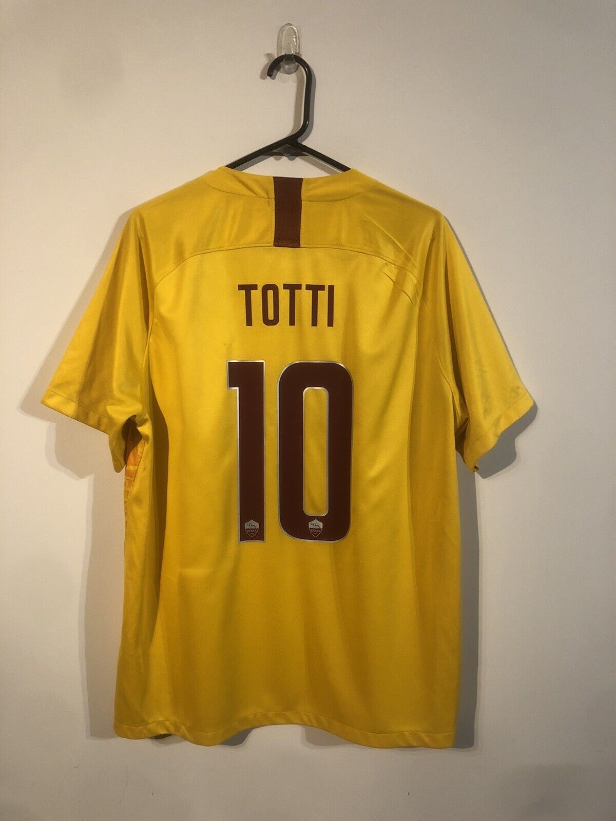 Totti #10 AS Roma 2018/19 3rd XL Football Shirt Jersey Nike Very Good Condition