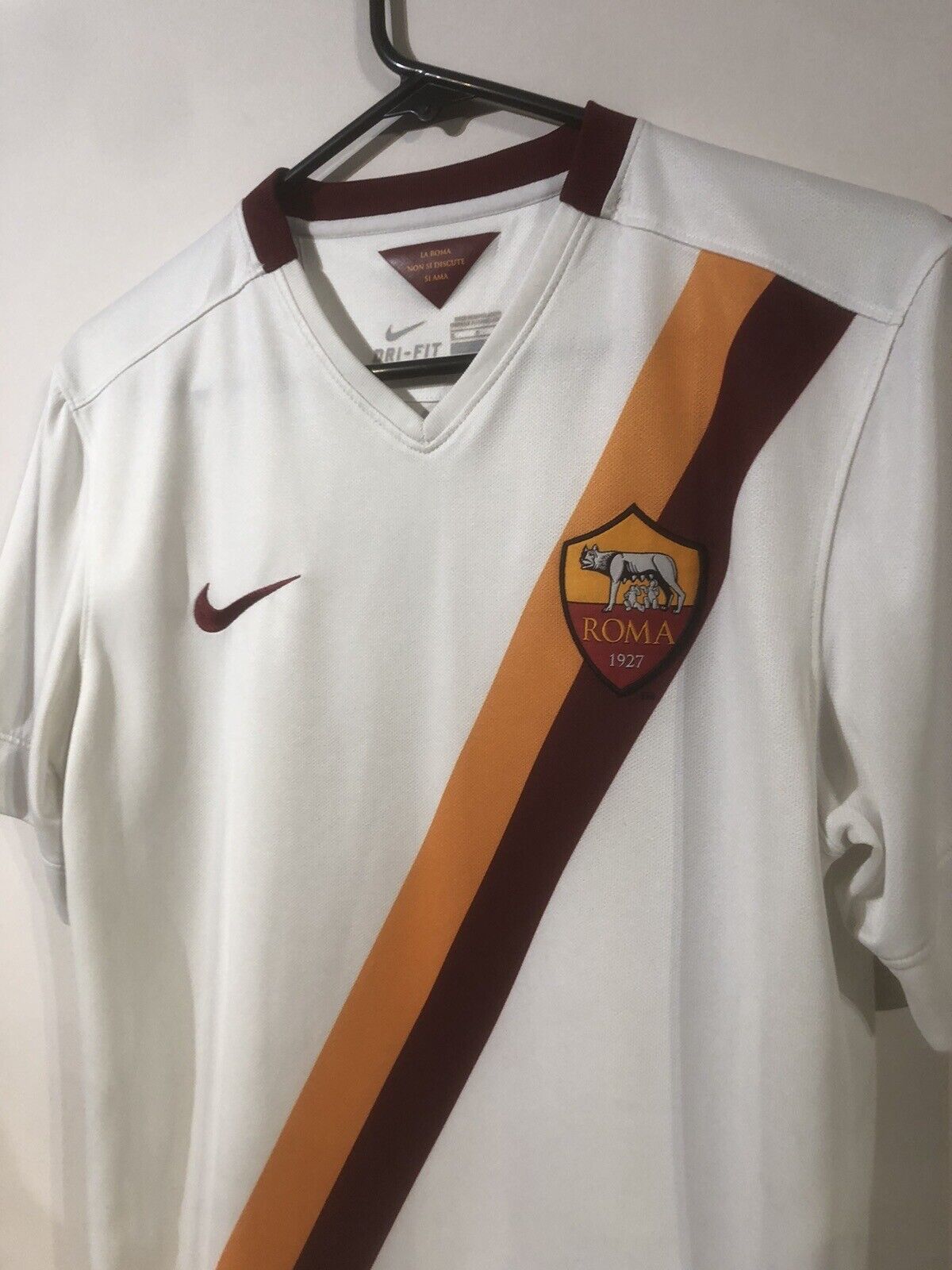Totti #10 AS Roma 2014/15 Away Small Football Shirt Nike Excellent Condition