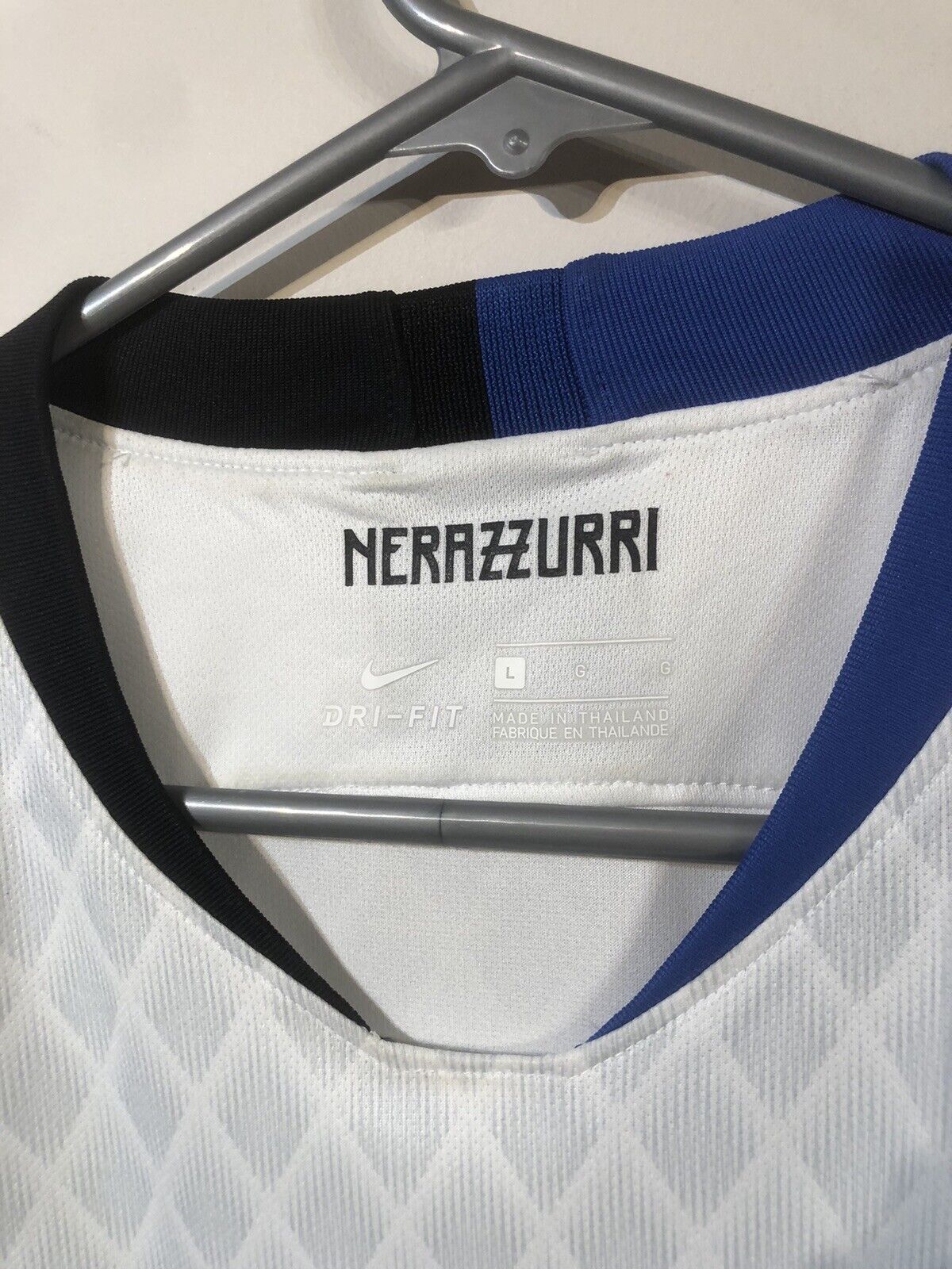 Peresic #44 Inter Milan 2018/19 Away Large Football Shirt Nike Excellent Conditi