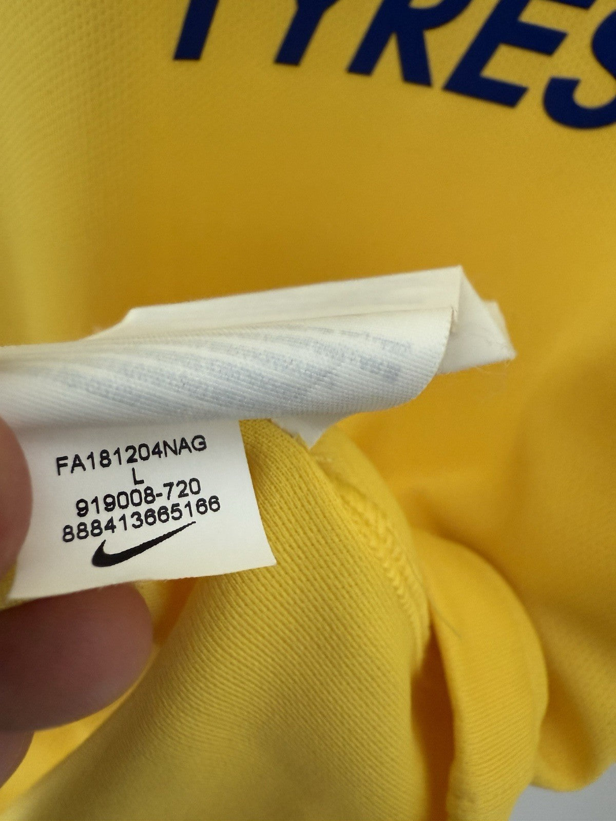 Chelsea Hazard #10 2018/19 Away Large Shirt Nike Excellent Condition 919008-720