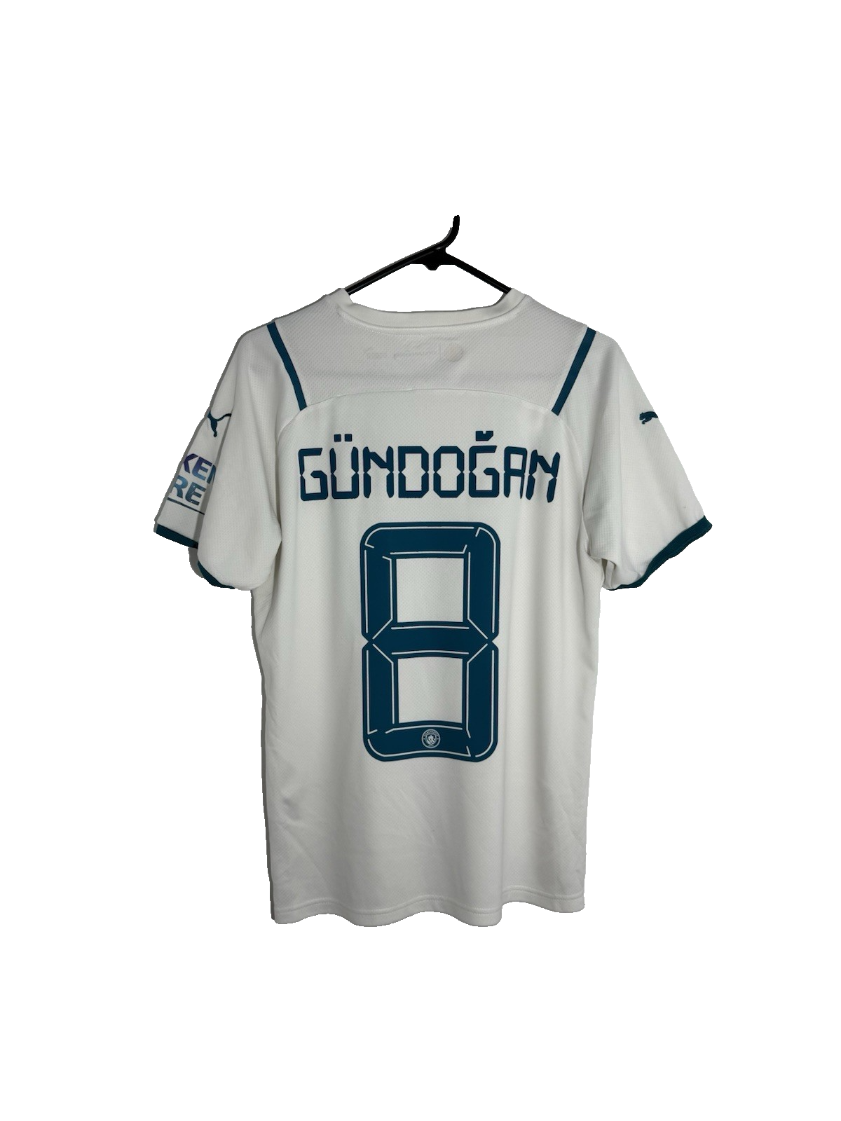 Manchester City Gundogan #8 2021/22 Medium Away Excellent Condition 759211-02